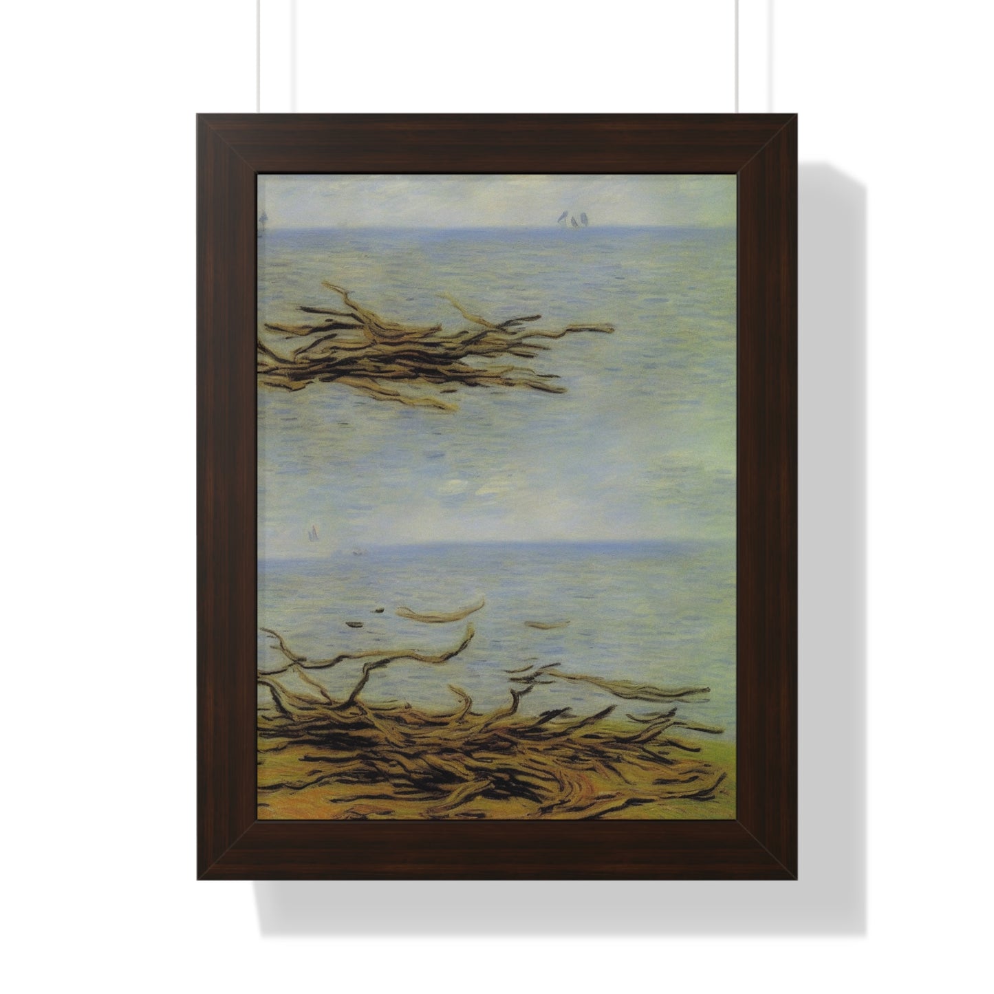 Driftwood Landscape Claude Monet Style