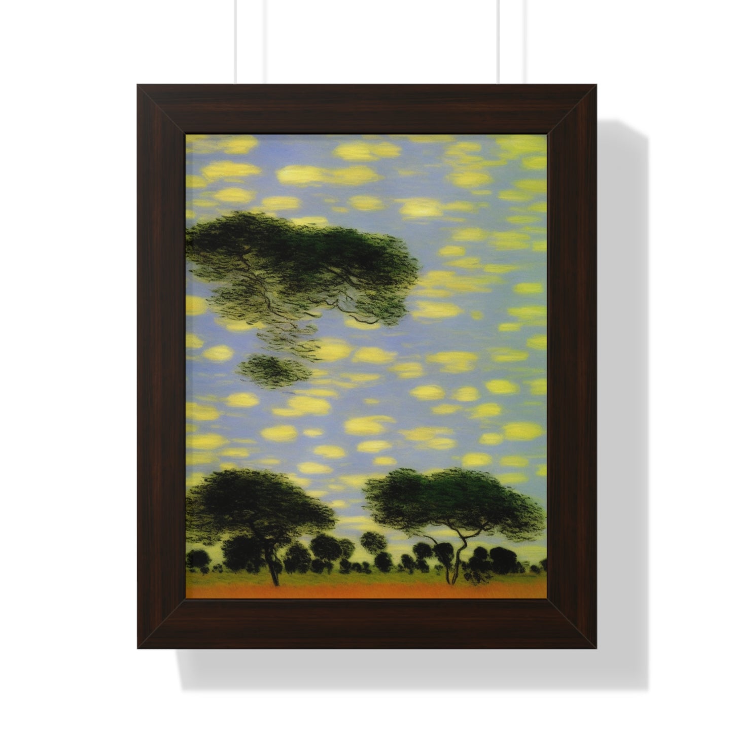 Savanna Plain Landscape Claude Monet Style