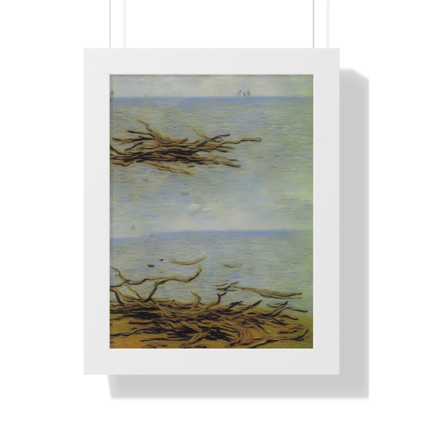 Driftwood Landscape Claude Monet Style