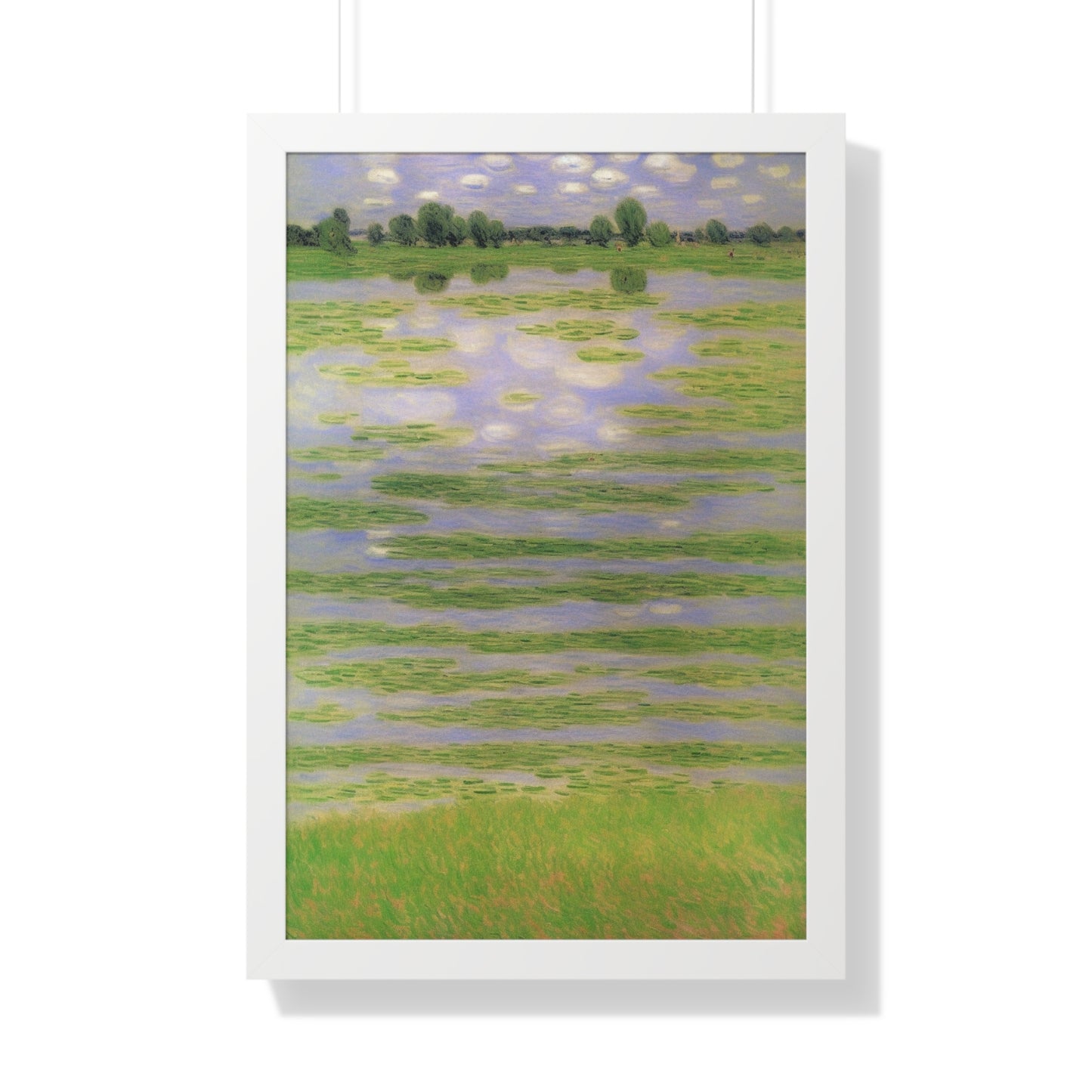 Floodplain Scene Claude Monet Style