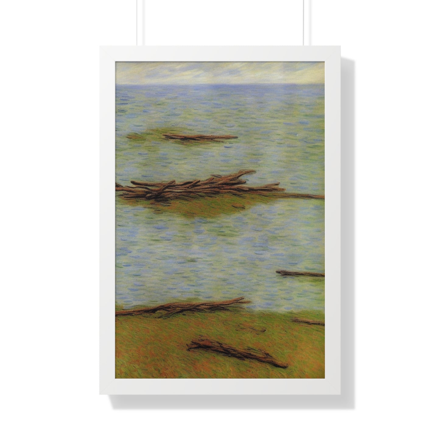 Driftwood Landscape Claude Monet Style