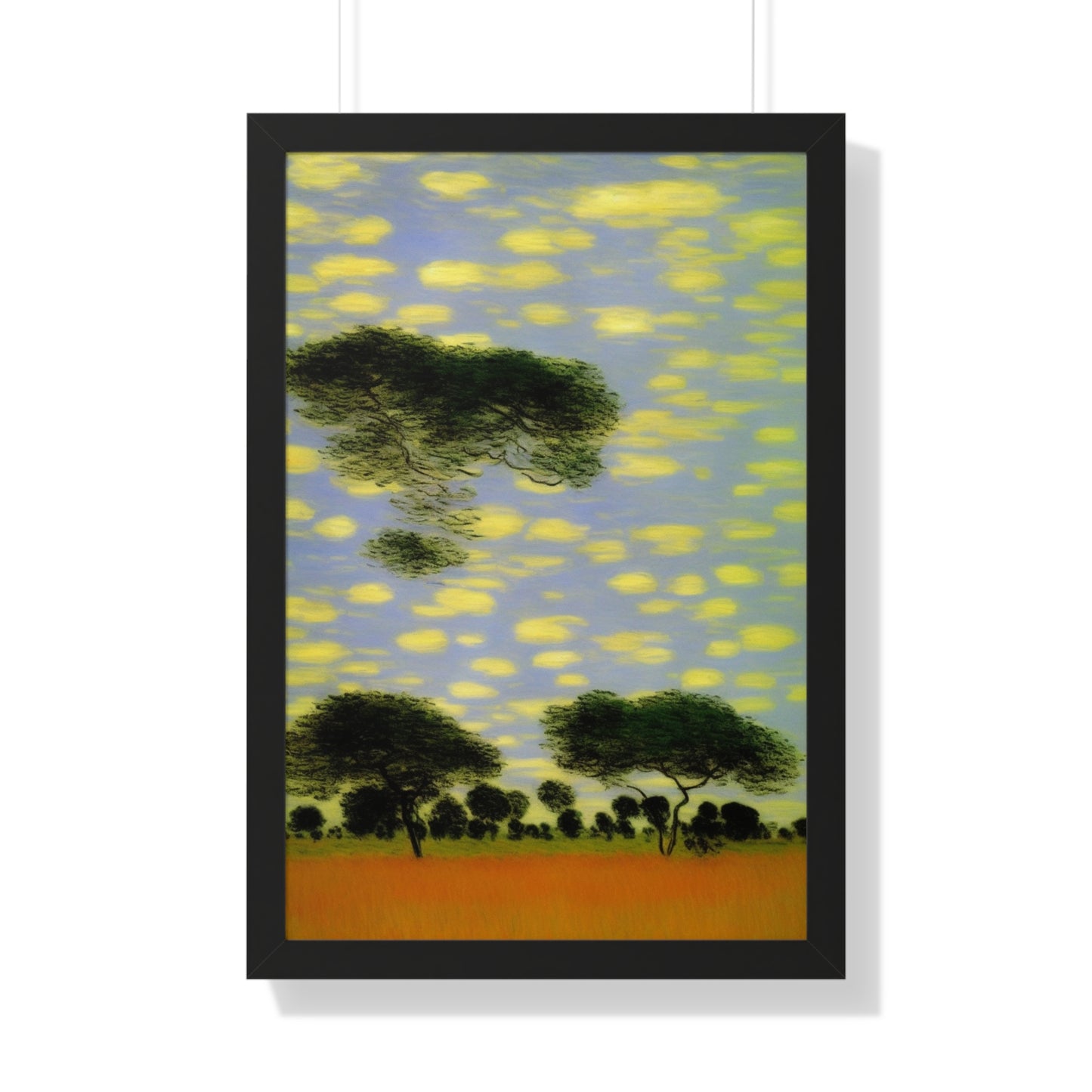 Savanna Plain Landscape Claude Monet Style