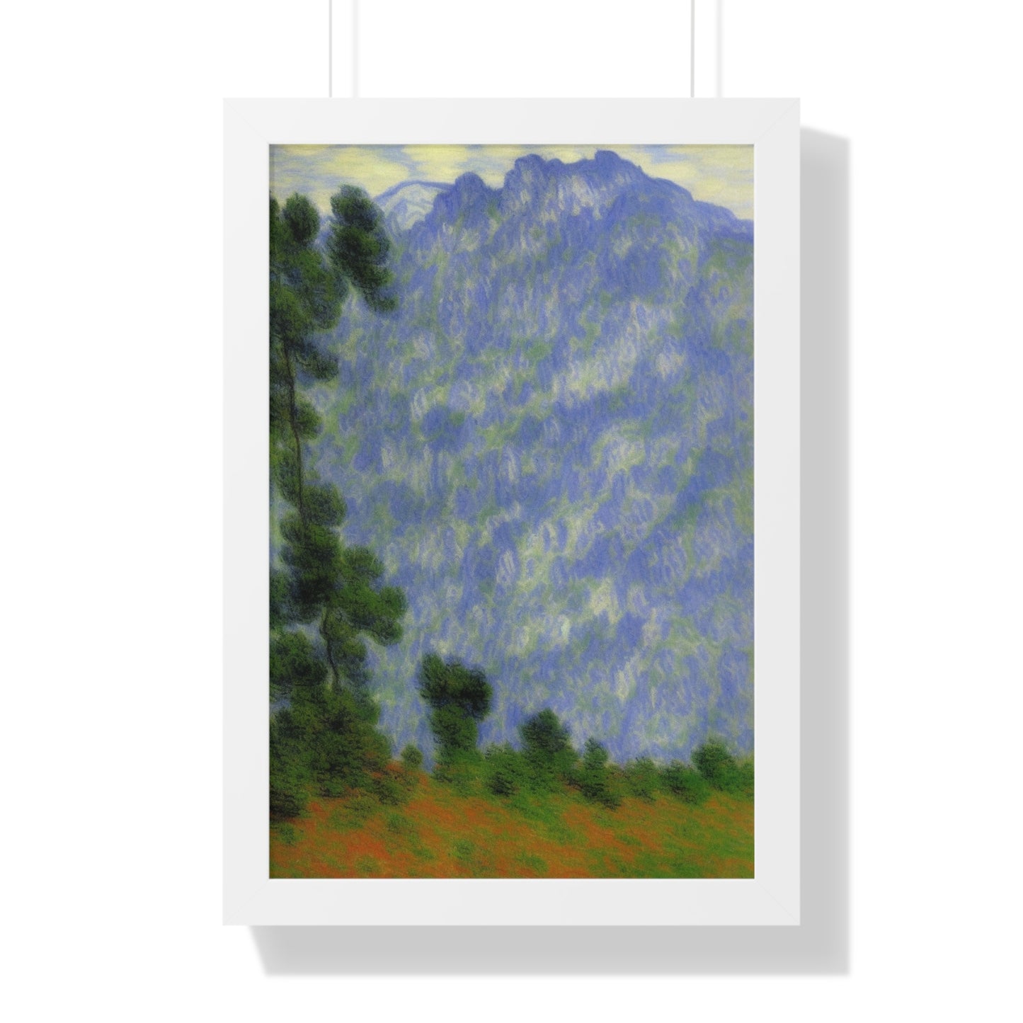 Mountains Landscape Claude Monet Style