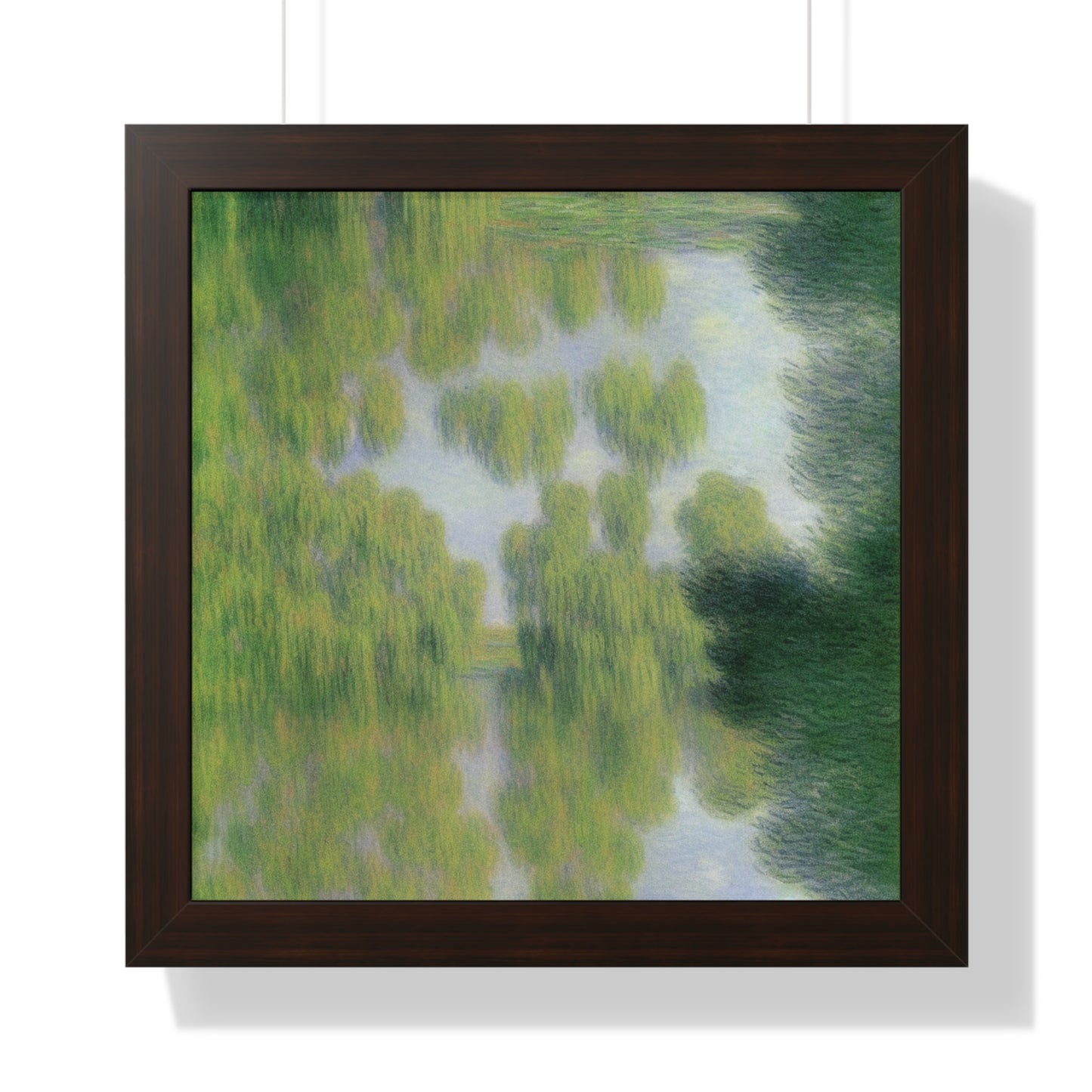 Pond Landscape Claude Monet Style