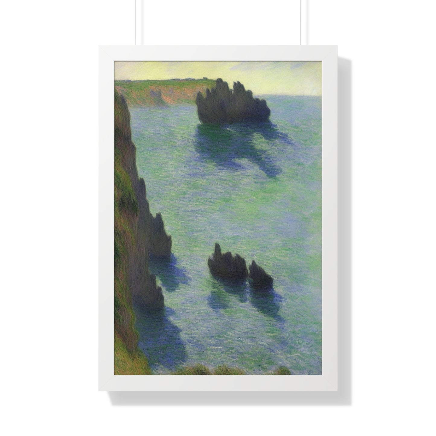 Sea Cave Landscape Claude Monet Style