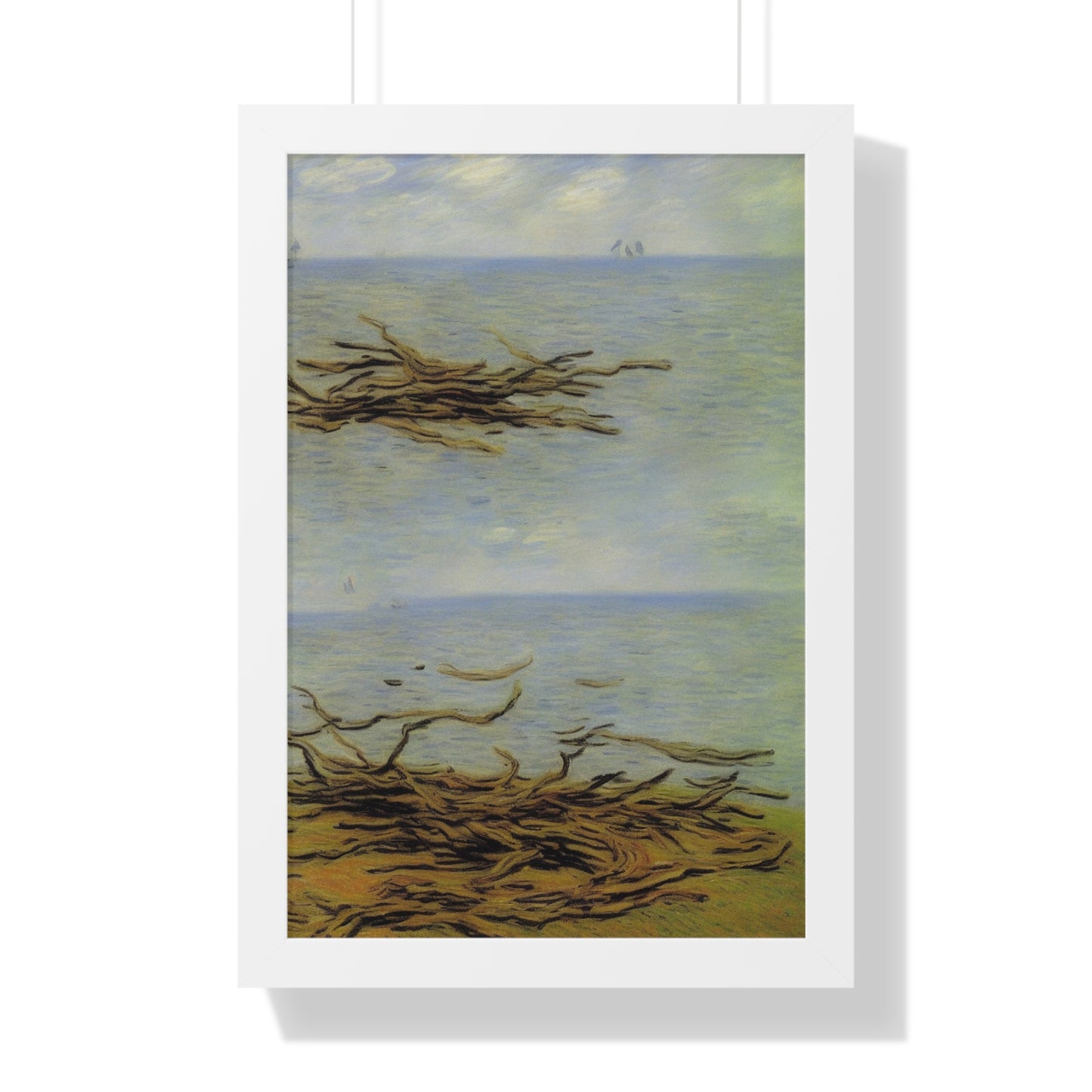 Driftwood Landscape Claude Monet Style