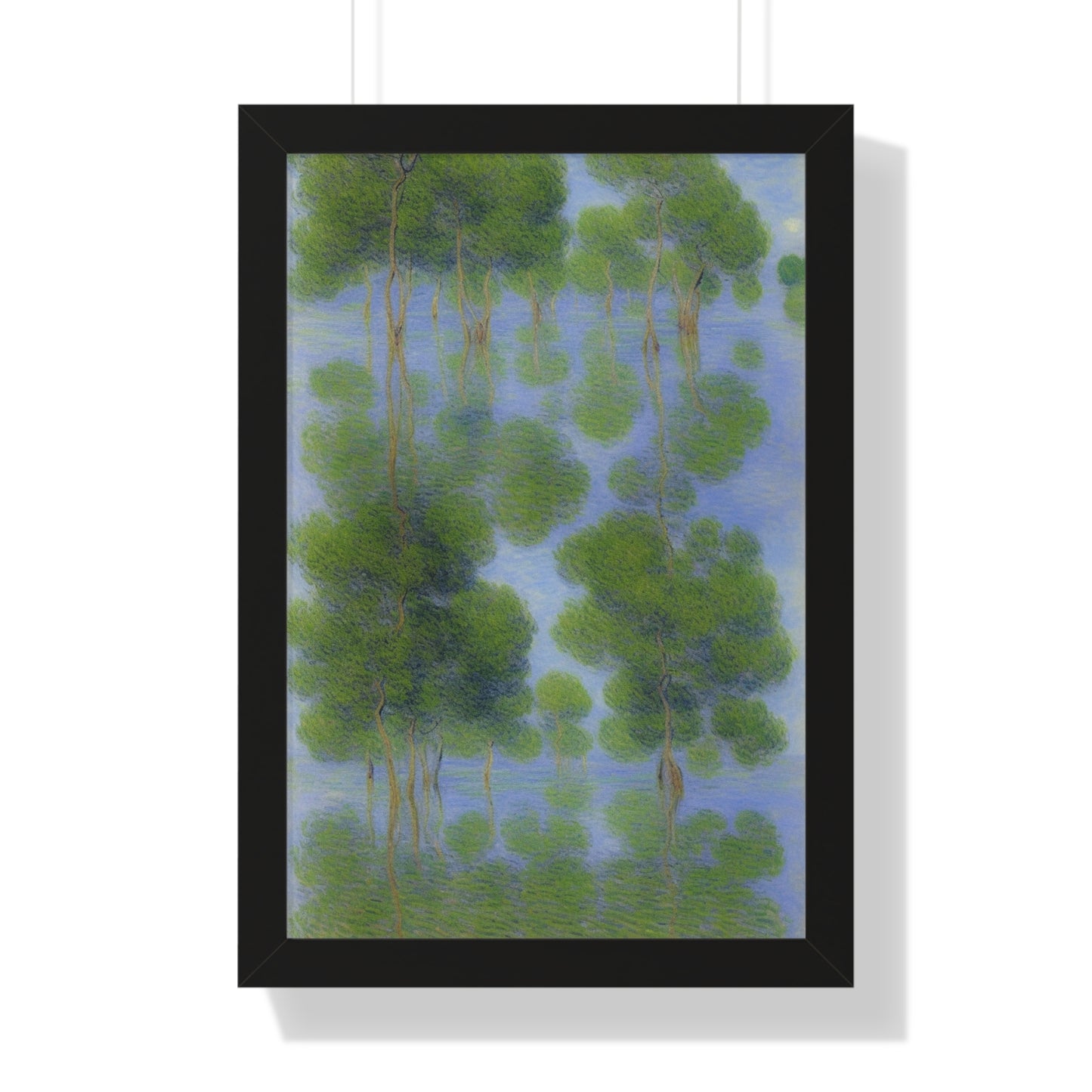 Mangrove Landscape Claude Monet Style