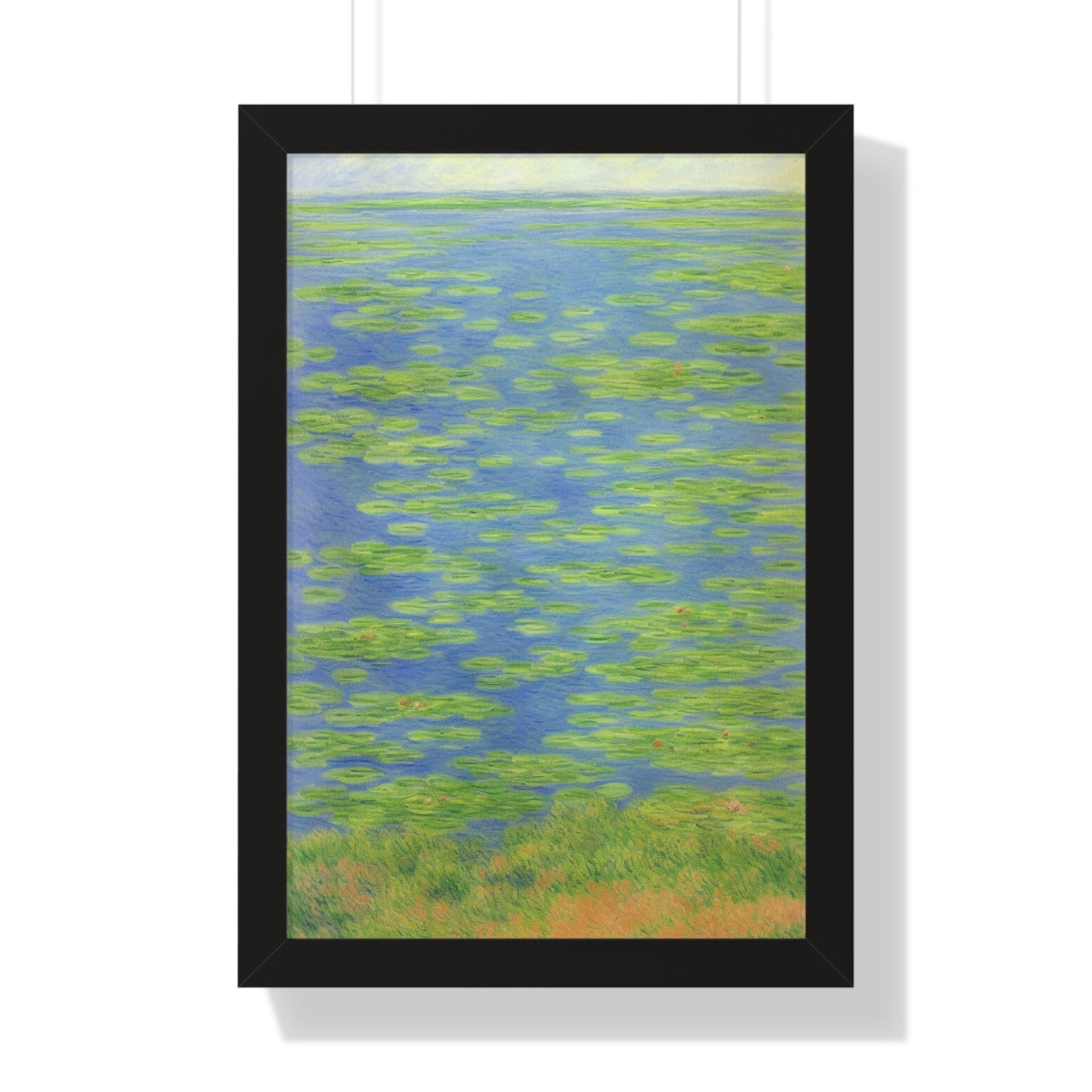 Coral Reef Landscape Claude Monet Style