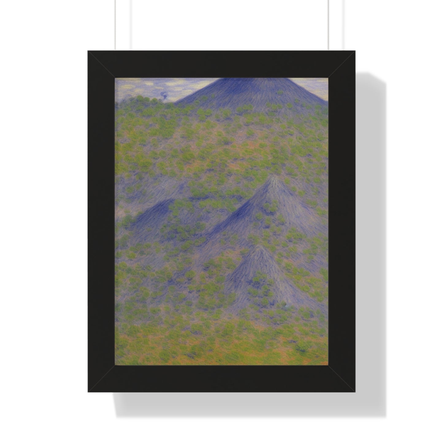 Cinder Cone Landscape Claude Monet Style