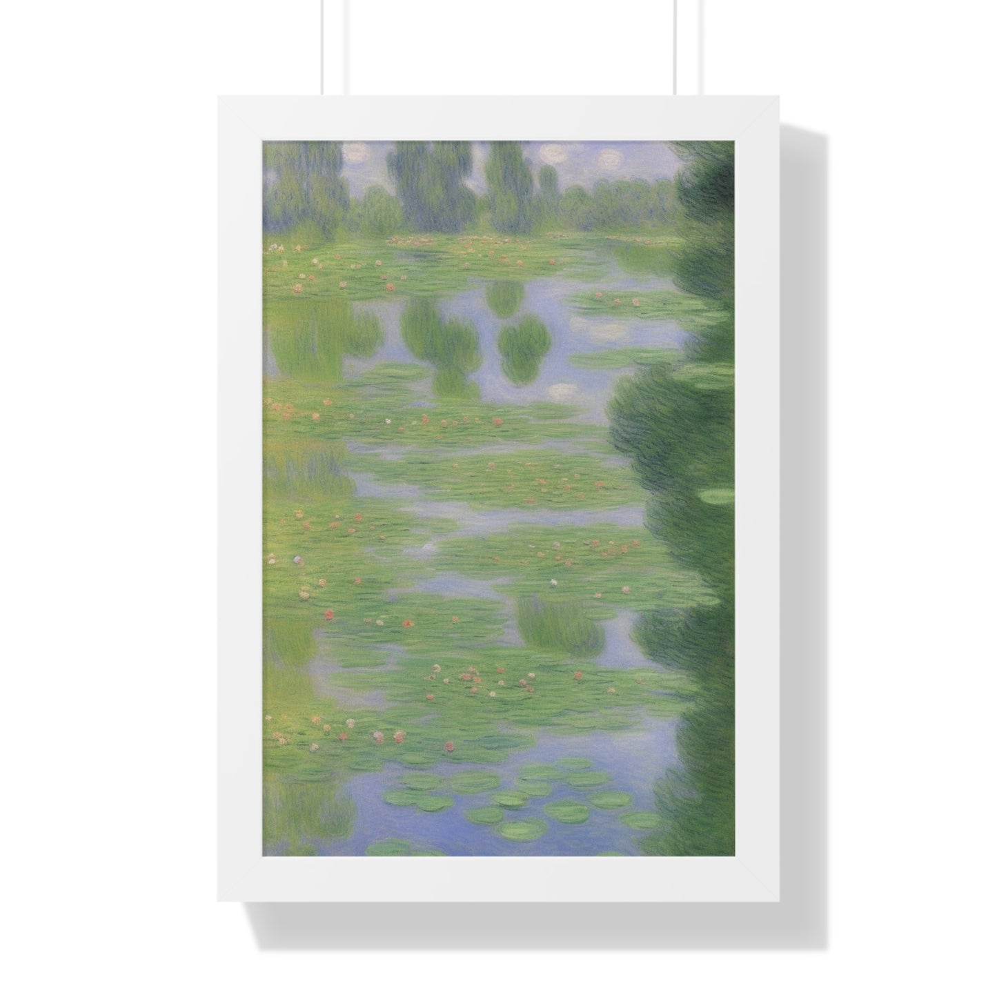 Two Ponds Landscape Claude Monet Style