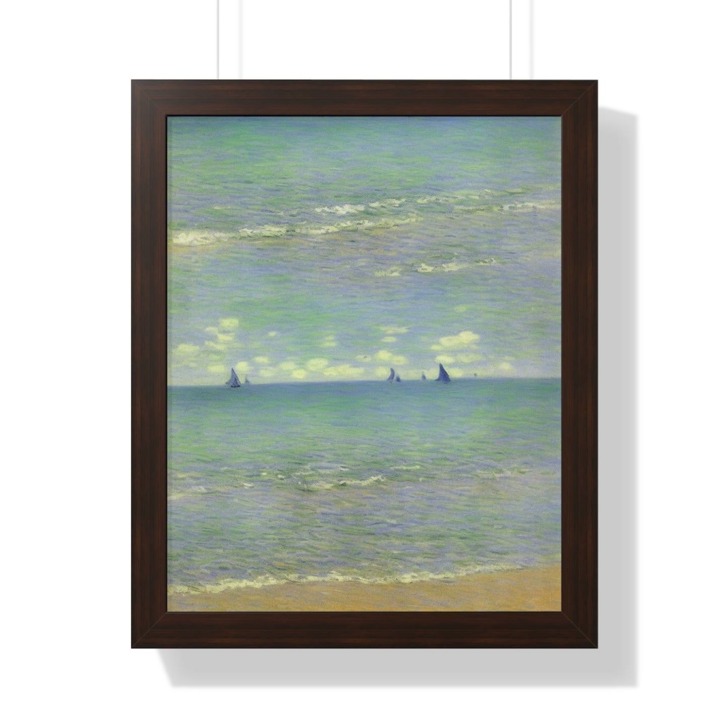 Beach Landscape Claude Monet Style