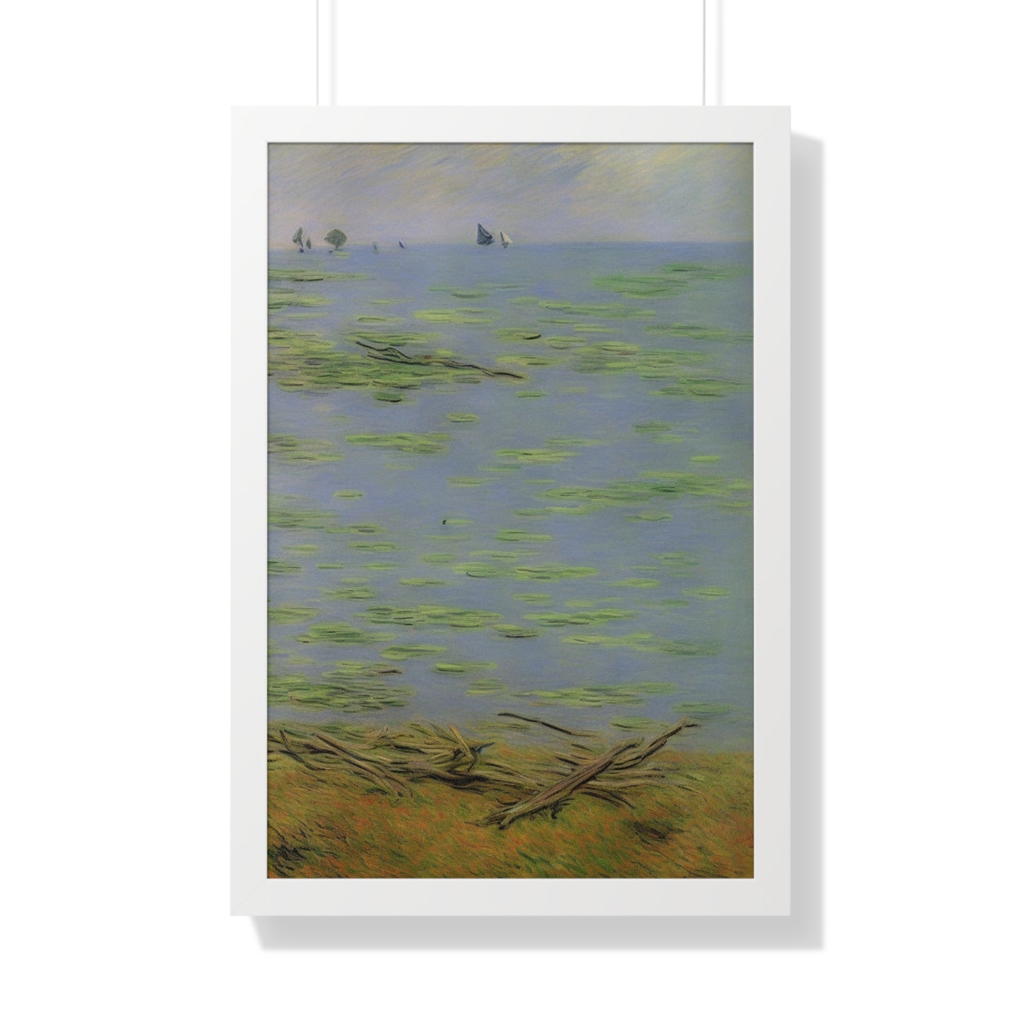 Driftwood Landscape Claude Monet Style