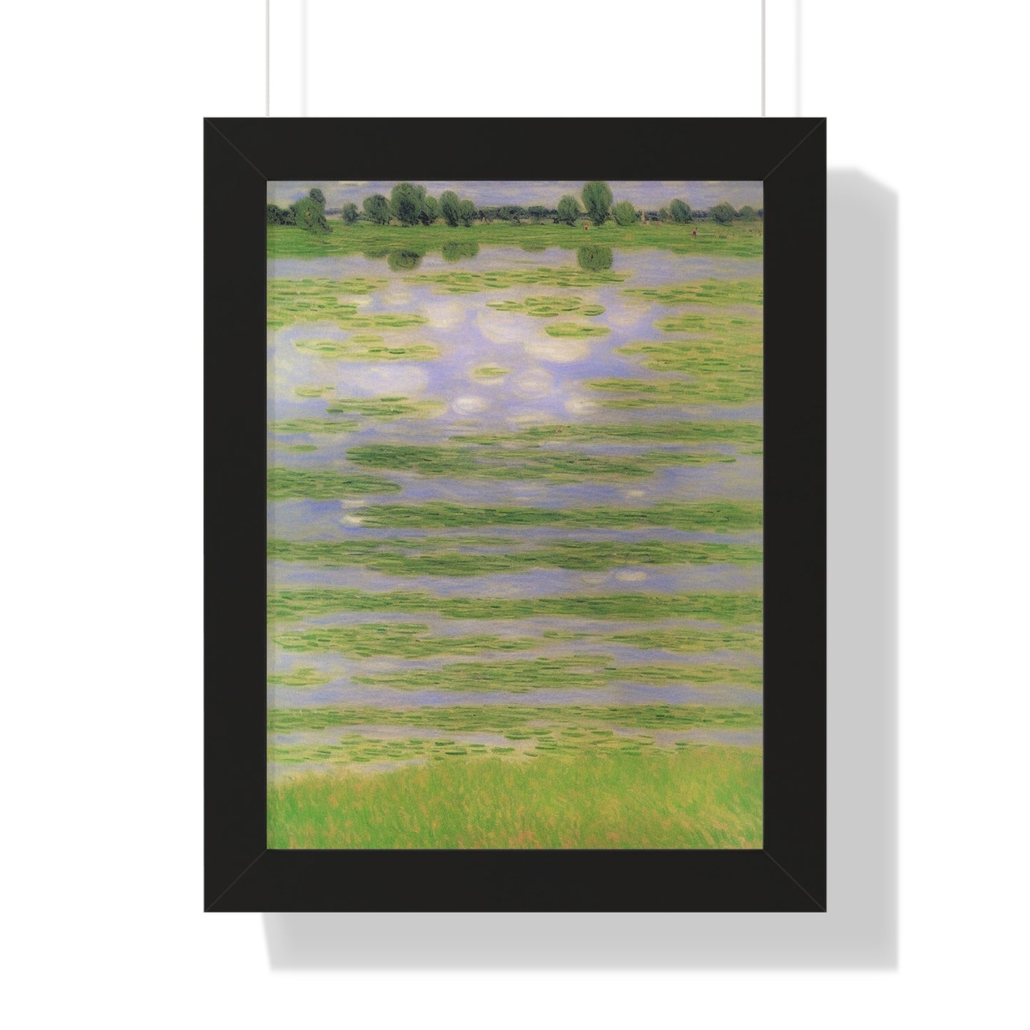 Floodplain Scene Claude Monet Style