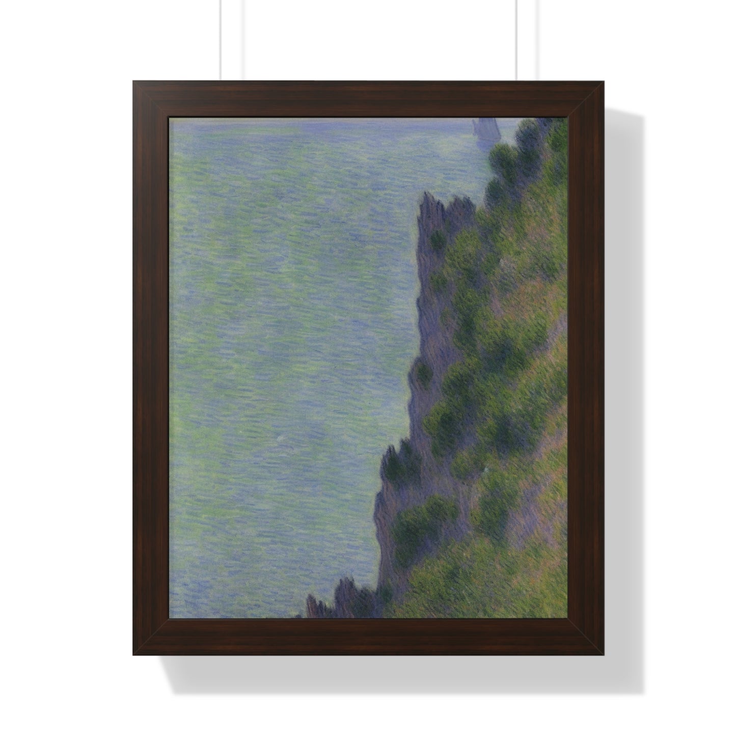 Cliff Scene Claude Monet Style