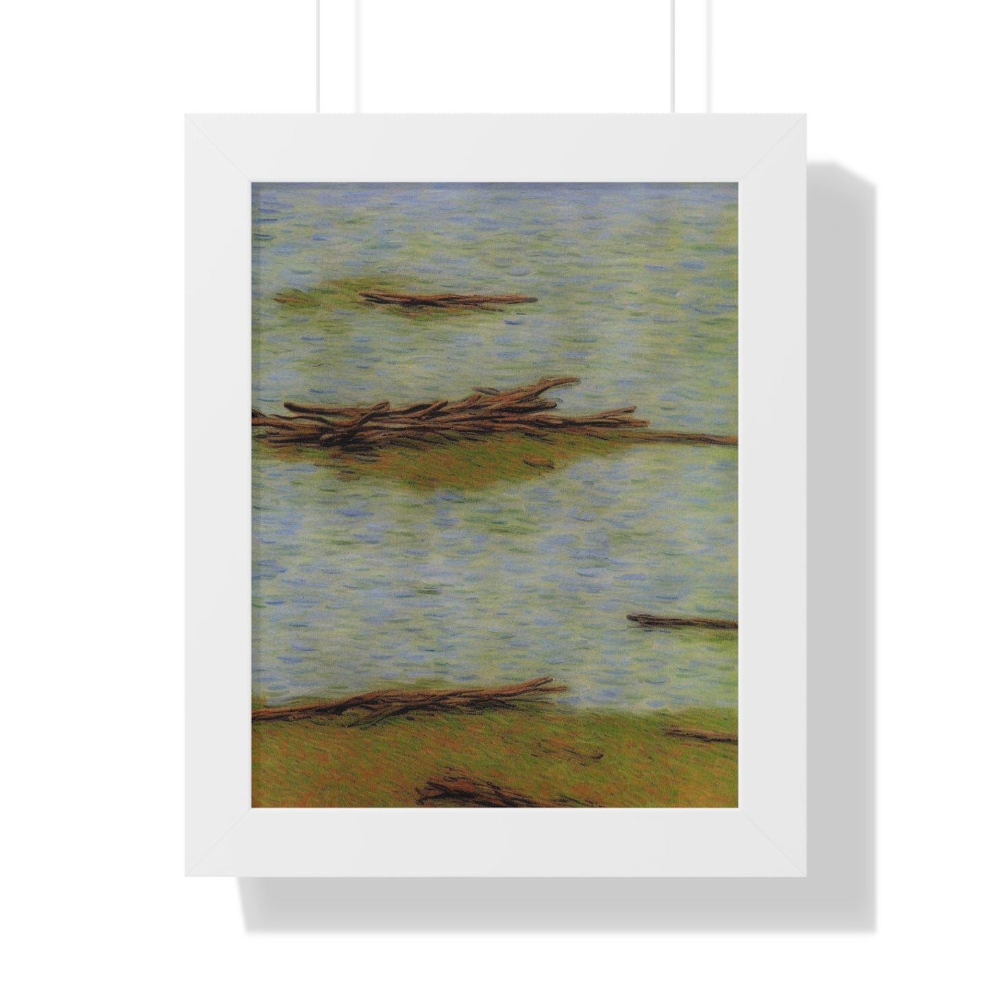 Driftwood Landscape Claude Monet Style