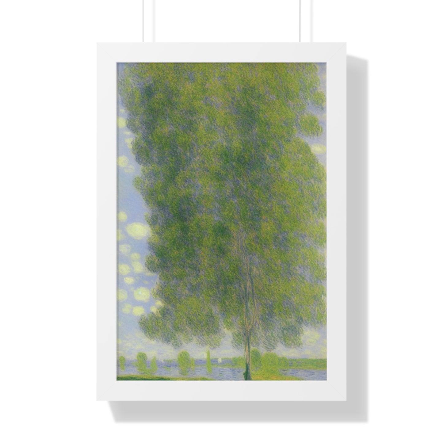 Tree Scene Claude Monet Style