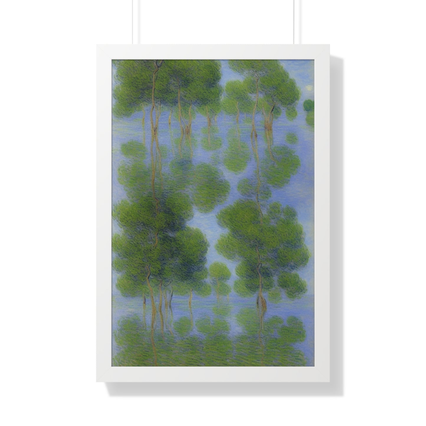 Mangrove Landscape Claude Monet Style