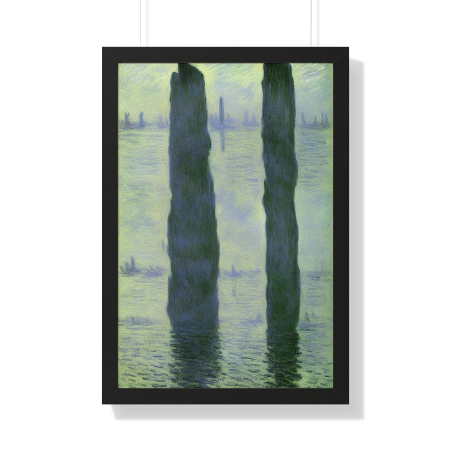 Monolith Scene Claude Monet Style