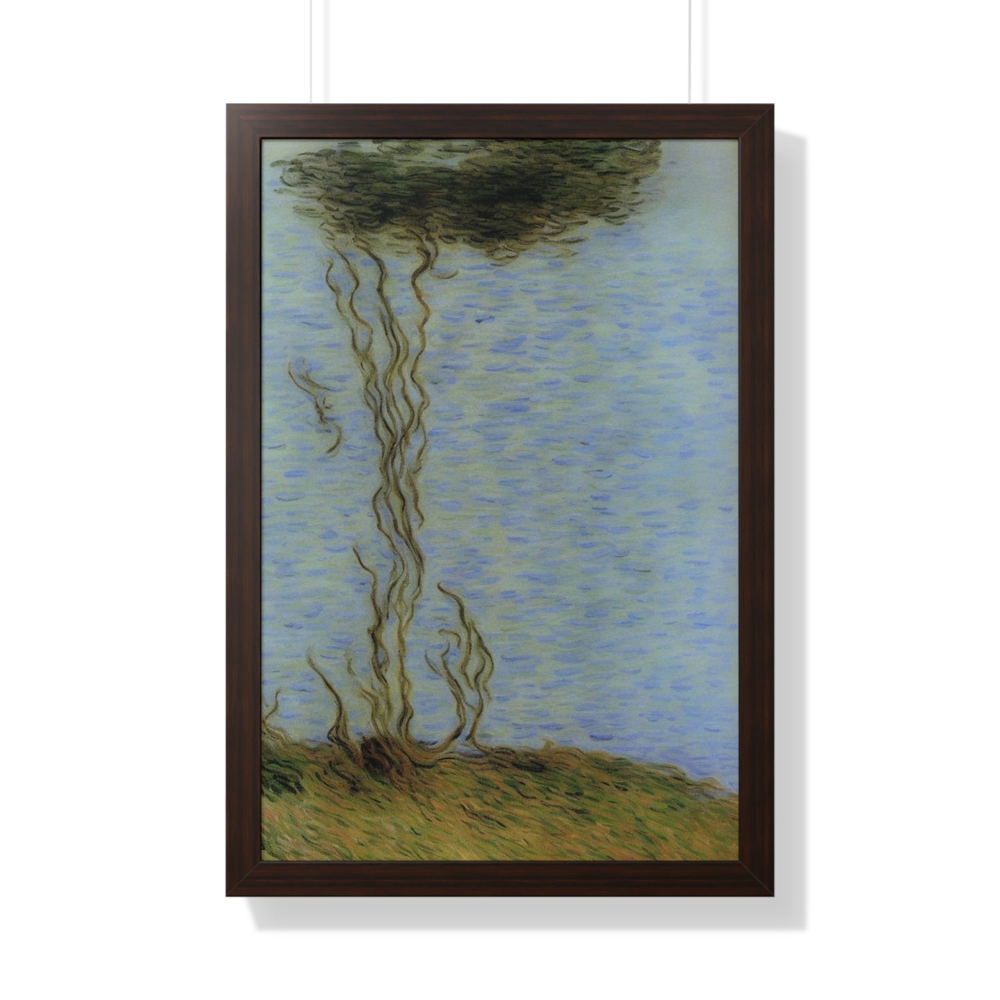 Driftwood Scene Claude Monet Style