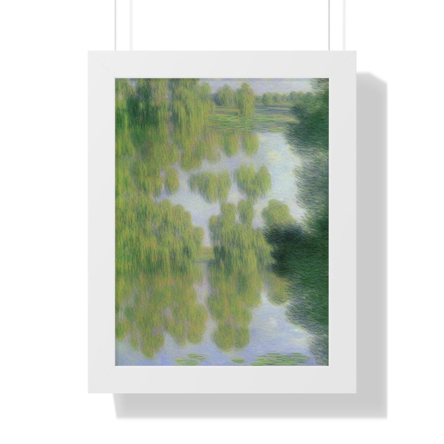 Pond Landscape Claude Monet Style