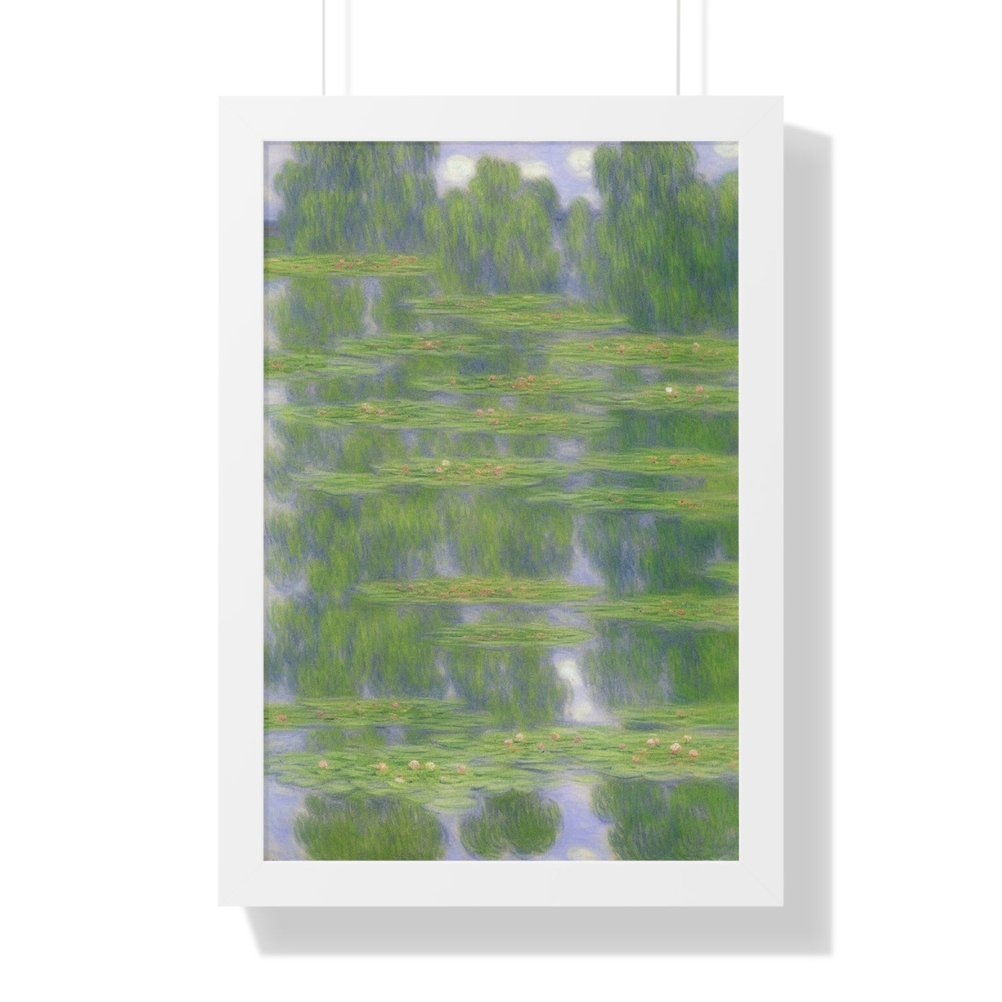 Pond Landscape Claude Monet Style