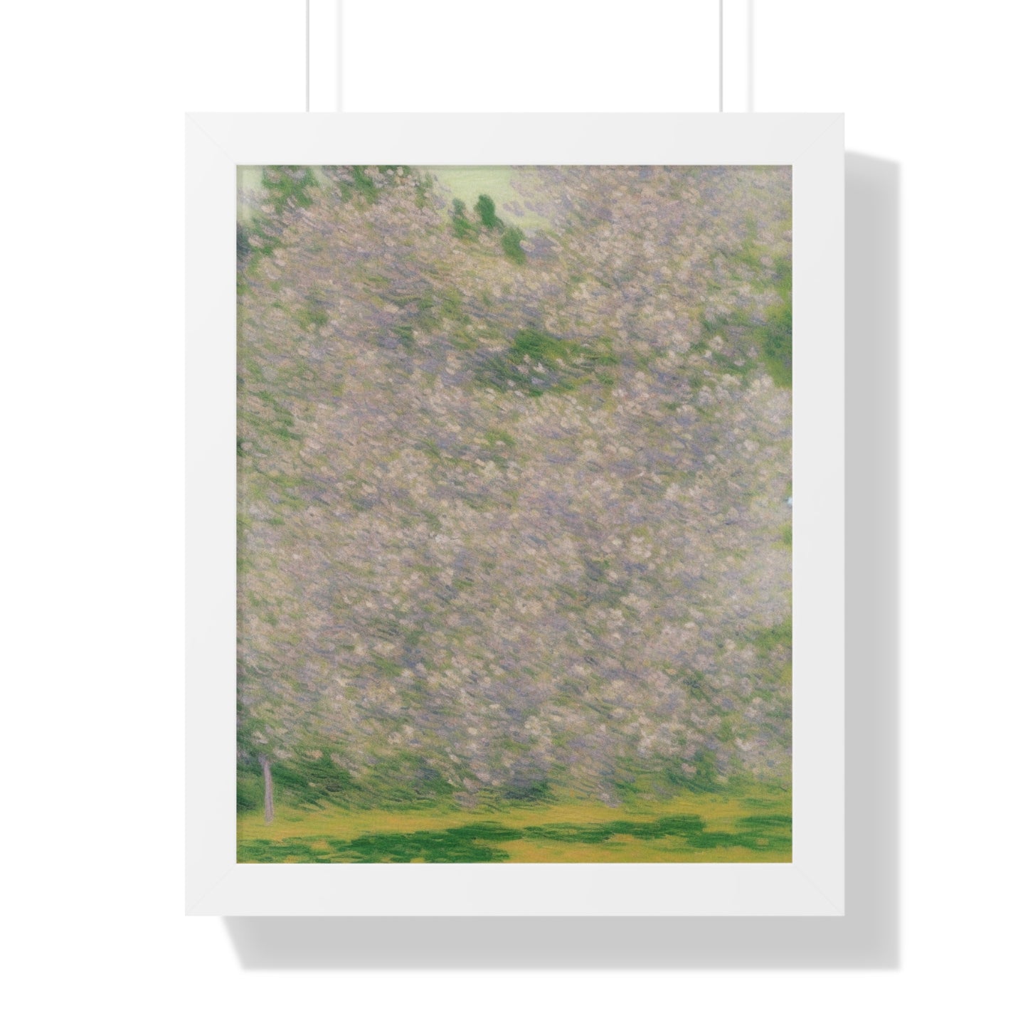 Cherry Blossom Grove Landscape Claude Monet Style