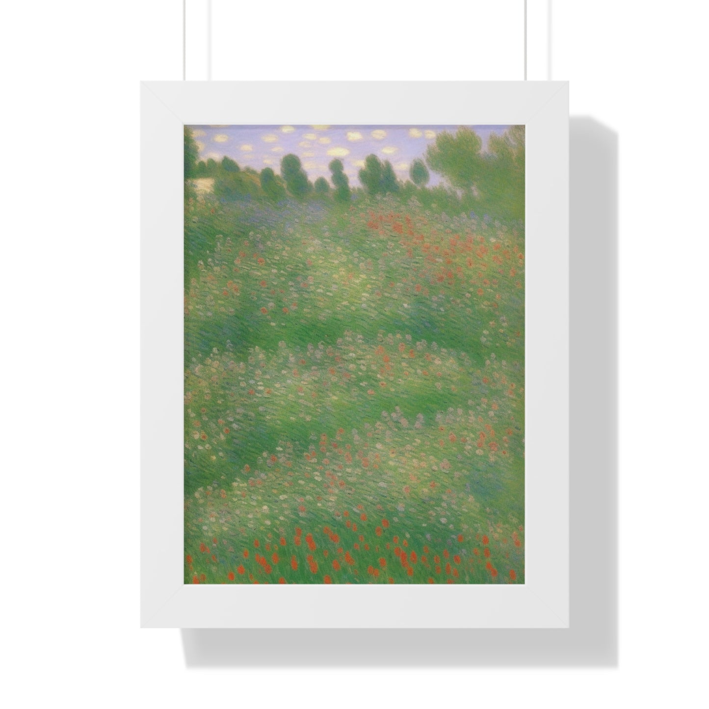 Flowers Landscape Claude Monet Style