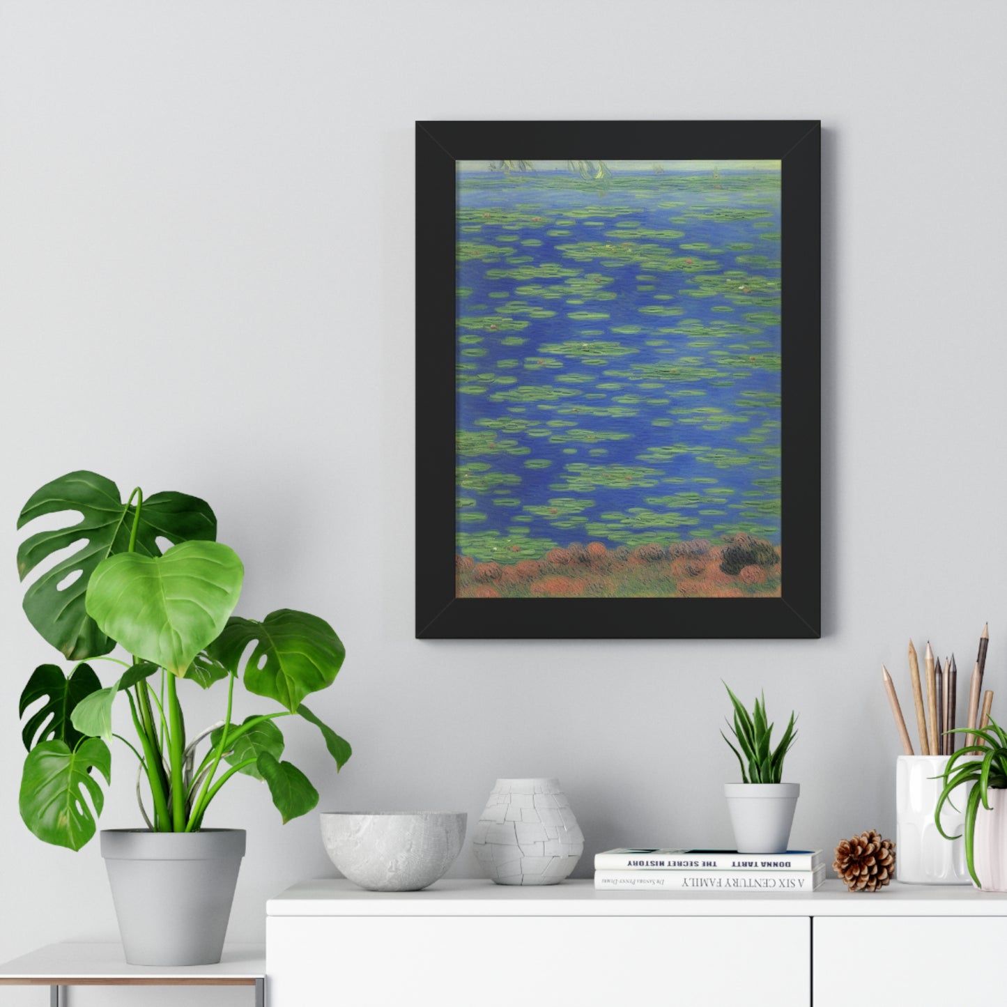 Coral Reef Landscape Claude Monet Style