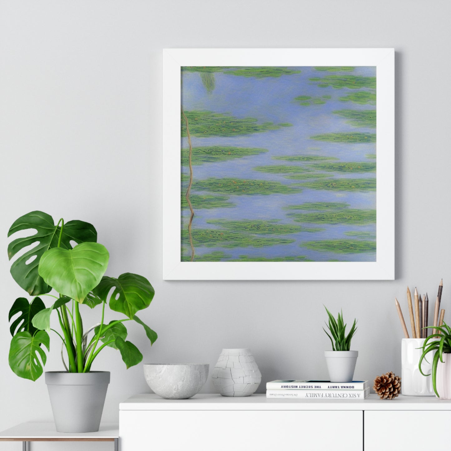 Mangrove Landscape Claude Monet Style