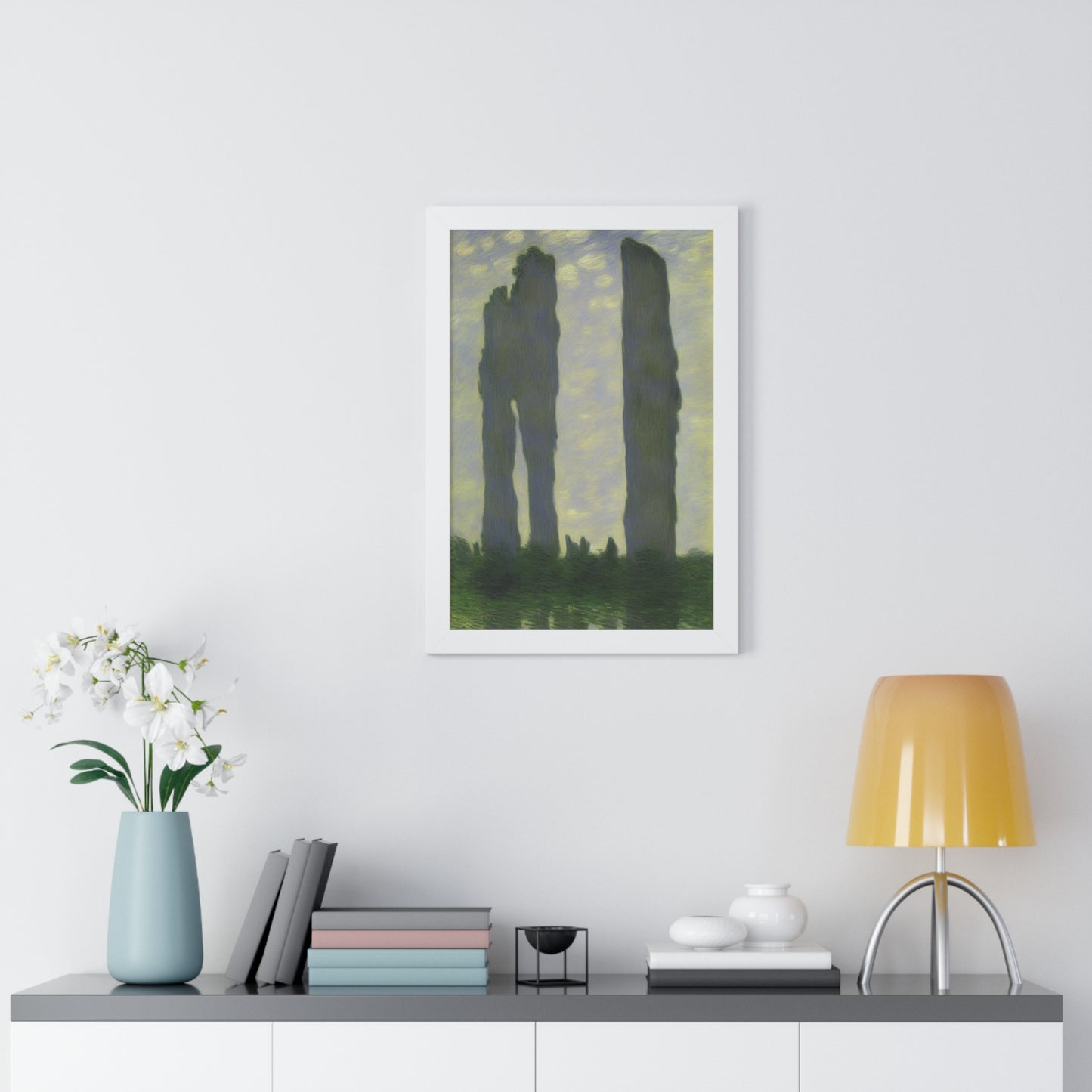 Monolith Landscape Claude Monet Style