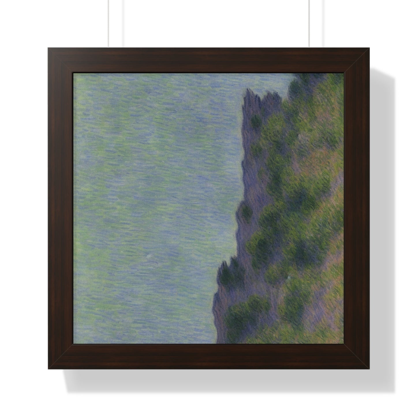 Cliff Scene Claude Monet Style