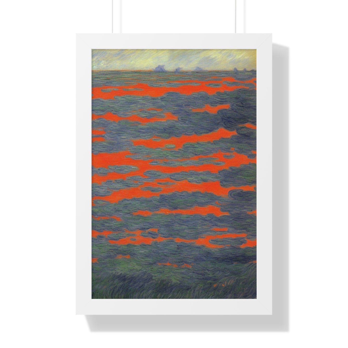 Lava Landscape Claude Monet Style