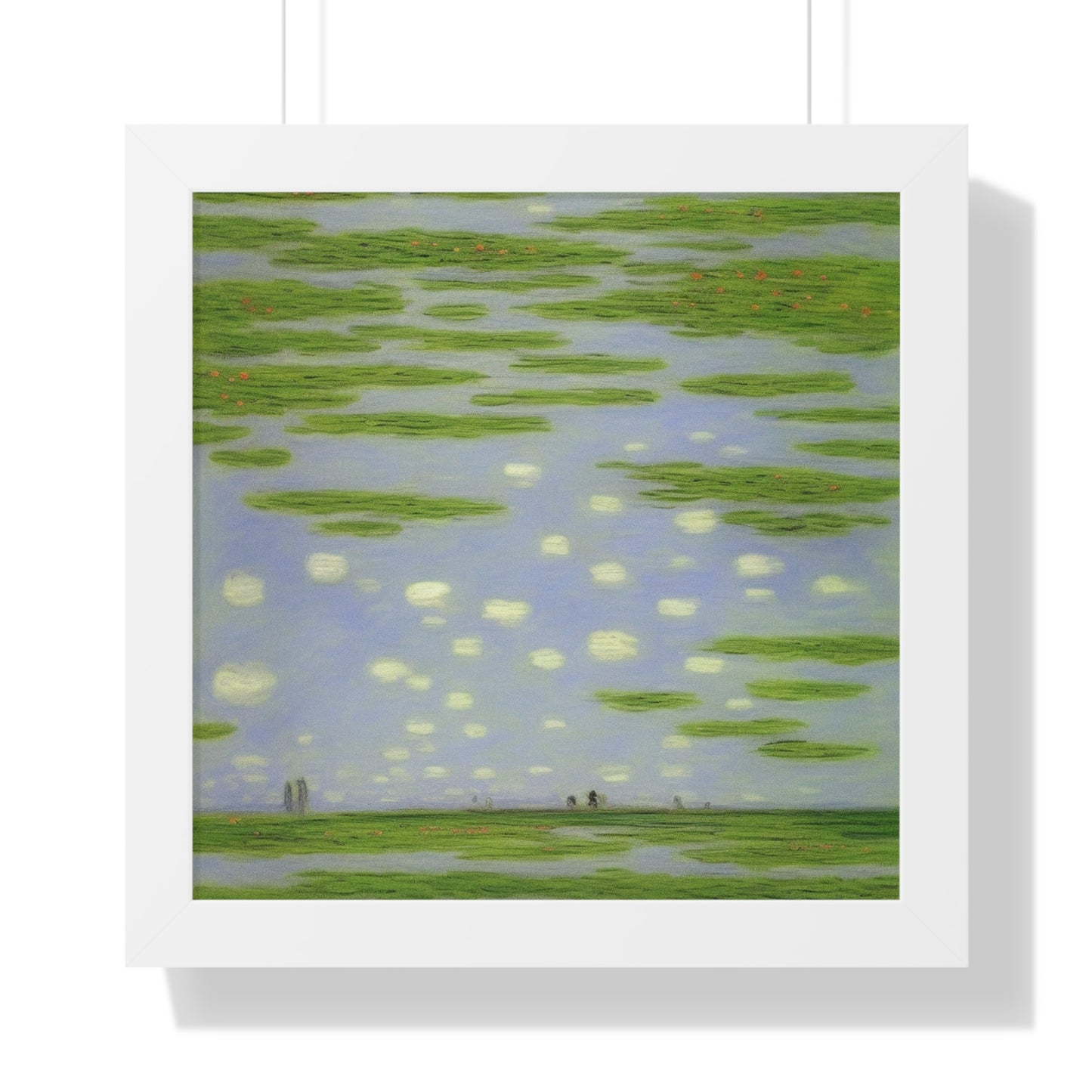 Marsh Landscape Claude Monet Style