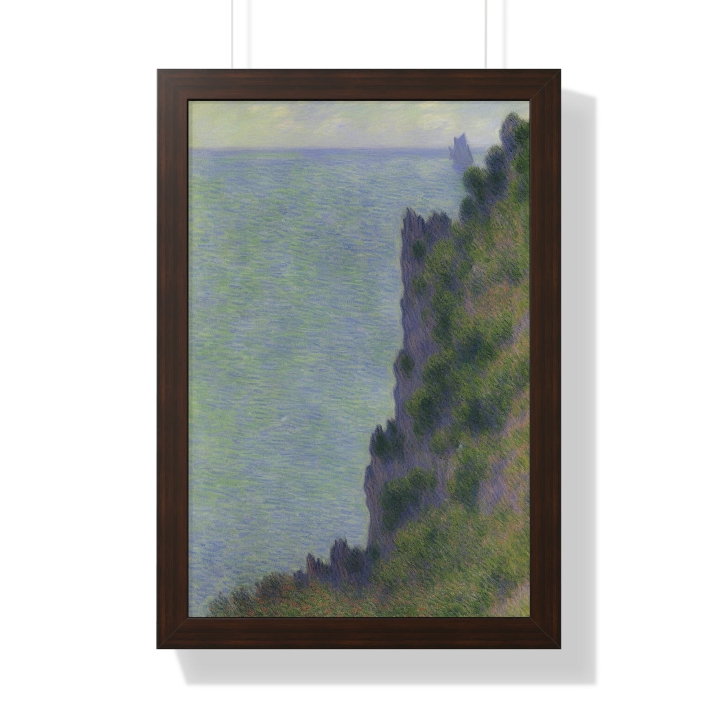 Cliff Scene Claude Monet Style