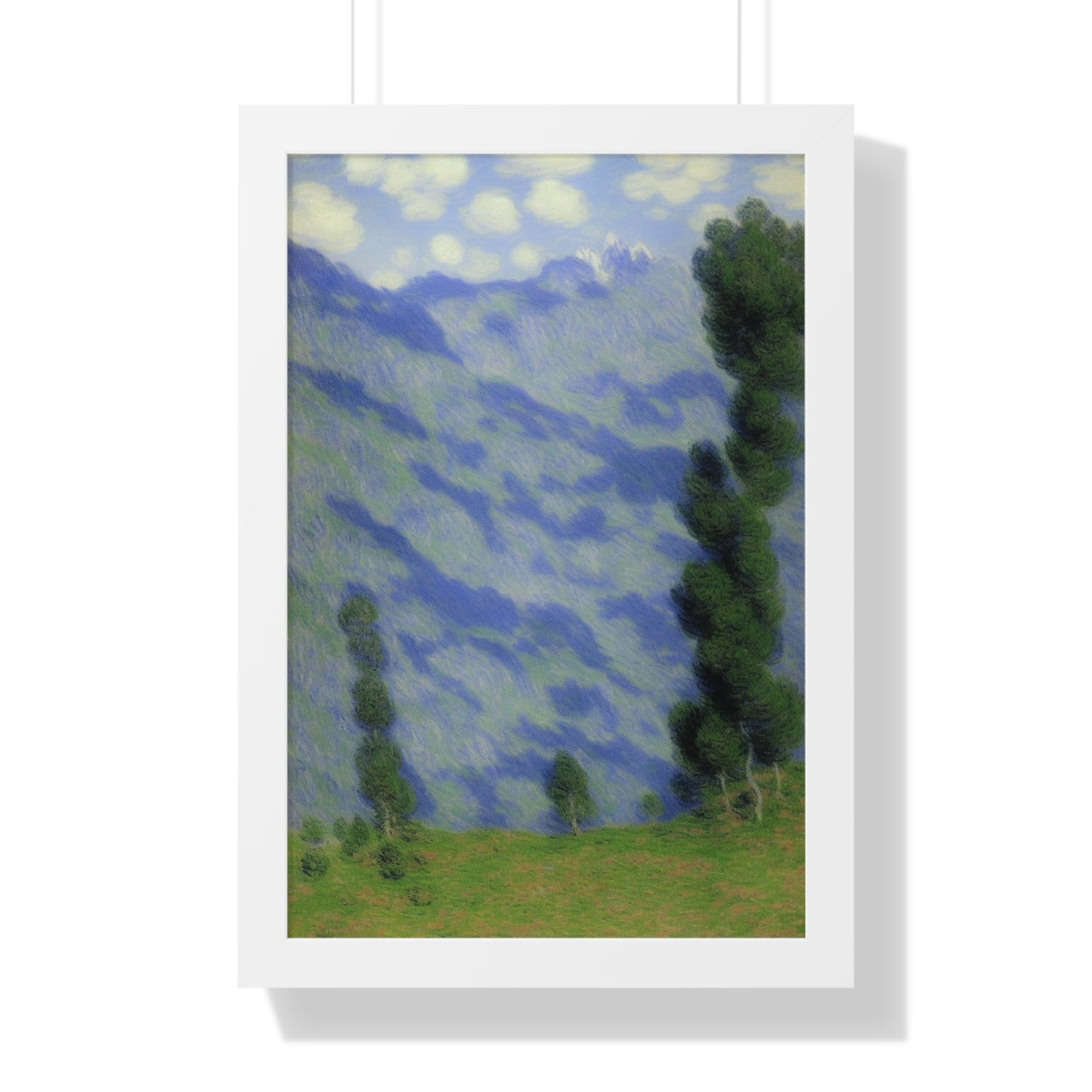 Mountains Landscape Claude Monet Style