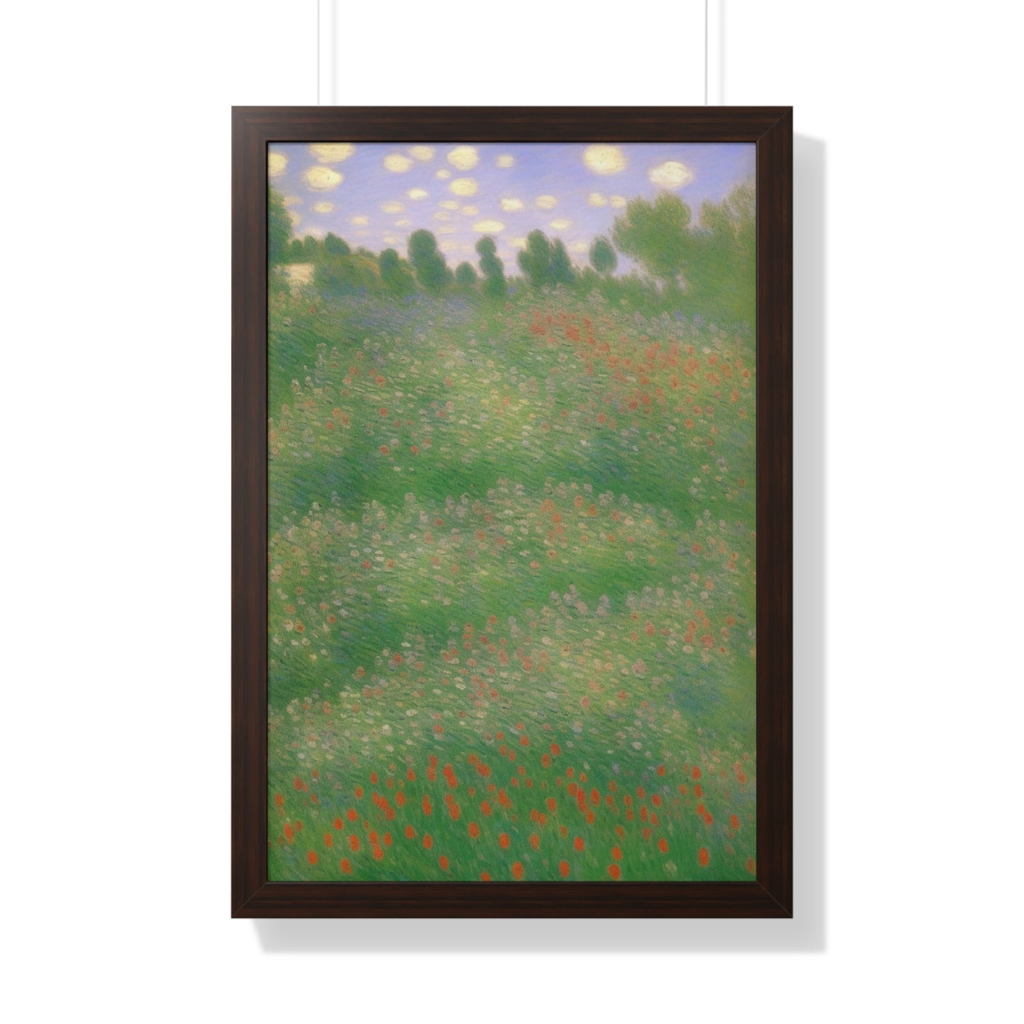 Flowers Landscape Claude Monet Style