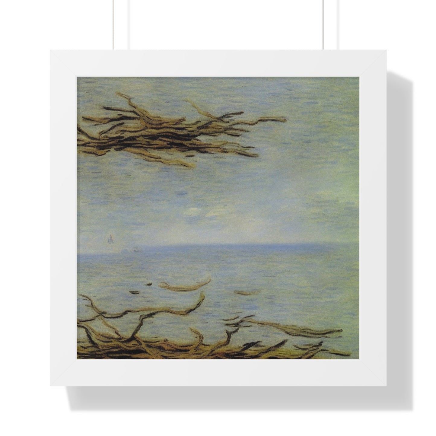 Driftwood Landscape Claude Monet Style