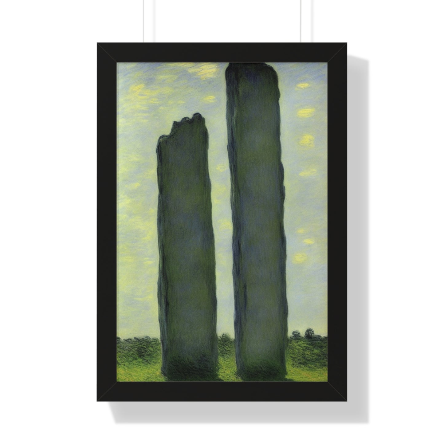 Monolith Landscape Claude Monet Style