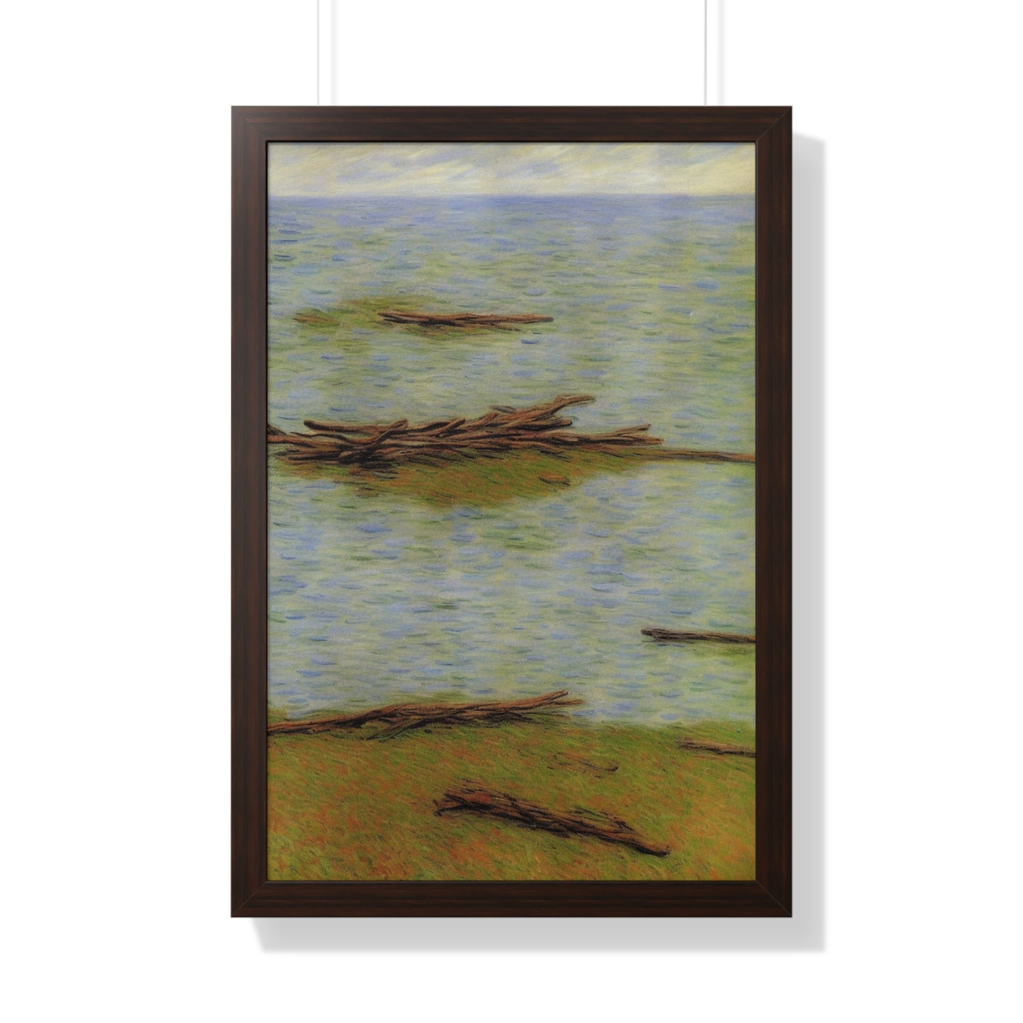 Driftwood Landscape Claude Monet Style