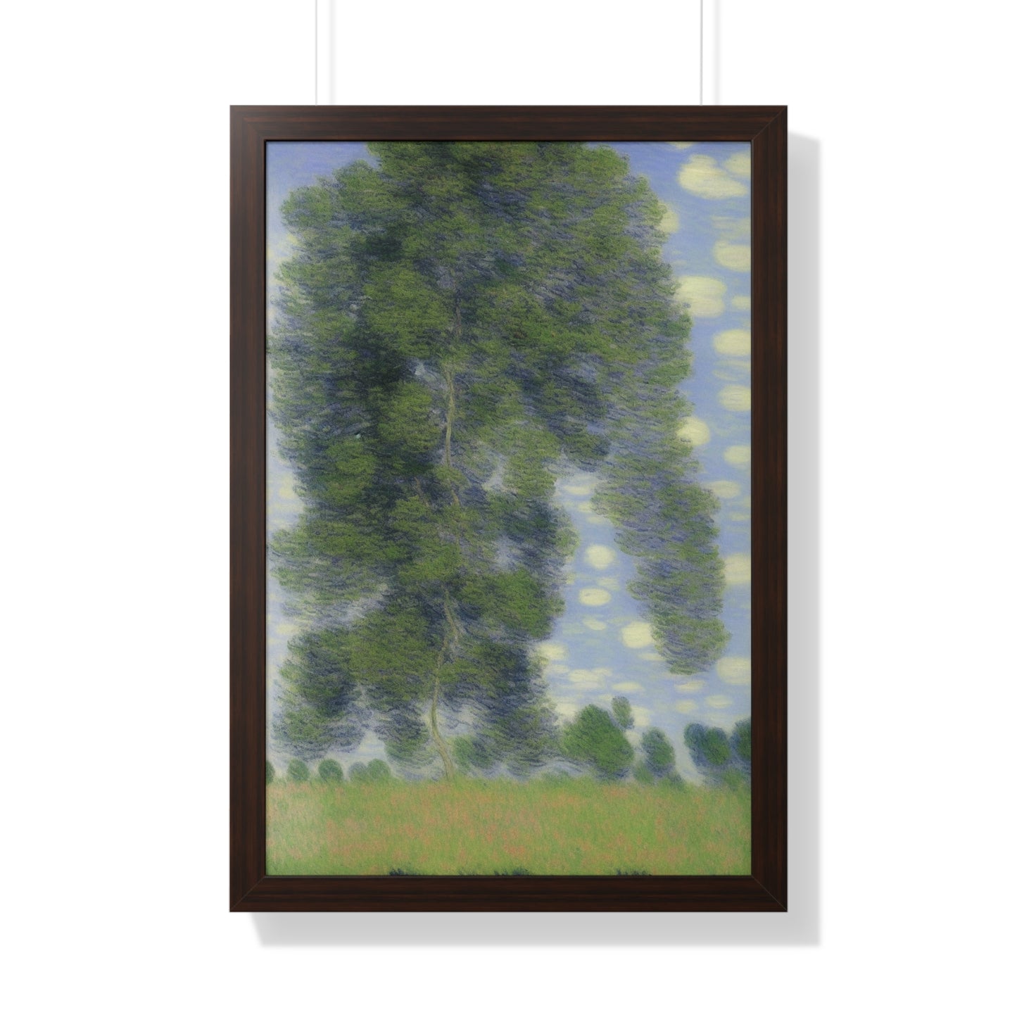 Tree Landscape Claude Monet Style