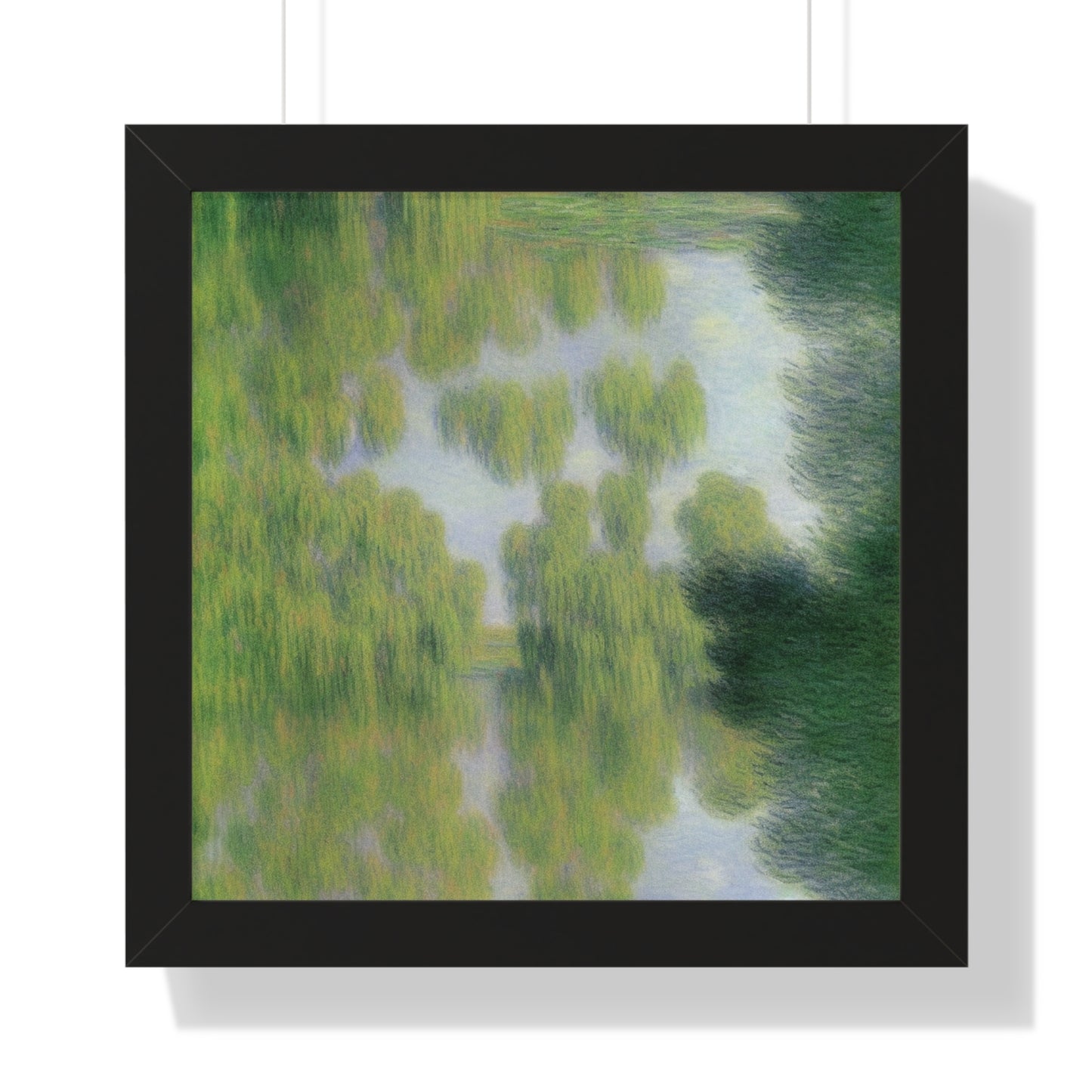 Pond Landscape Claude Monet Style