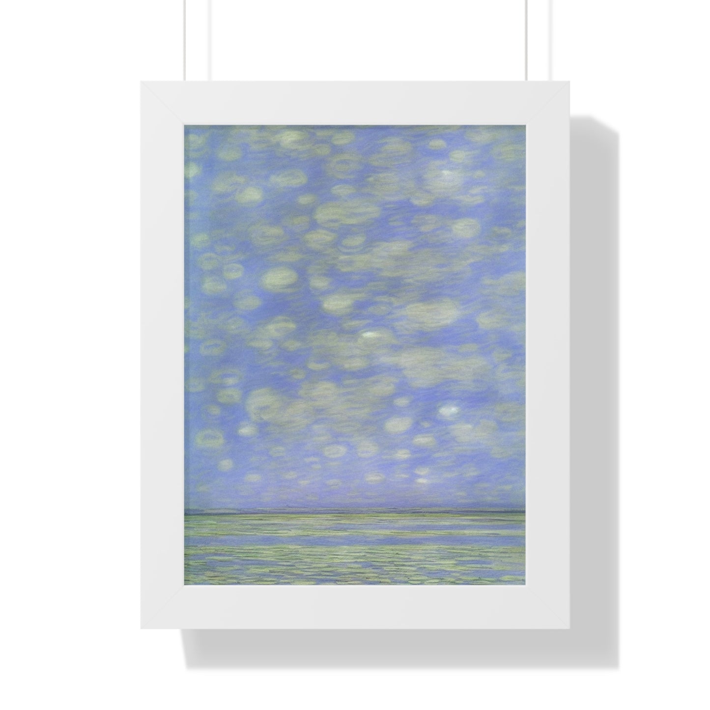 Salt Flat Landscape Claude Monet Style