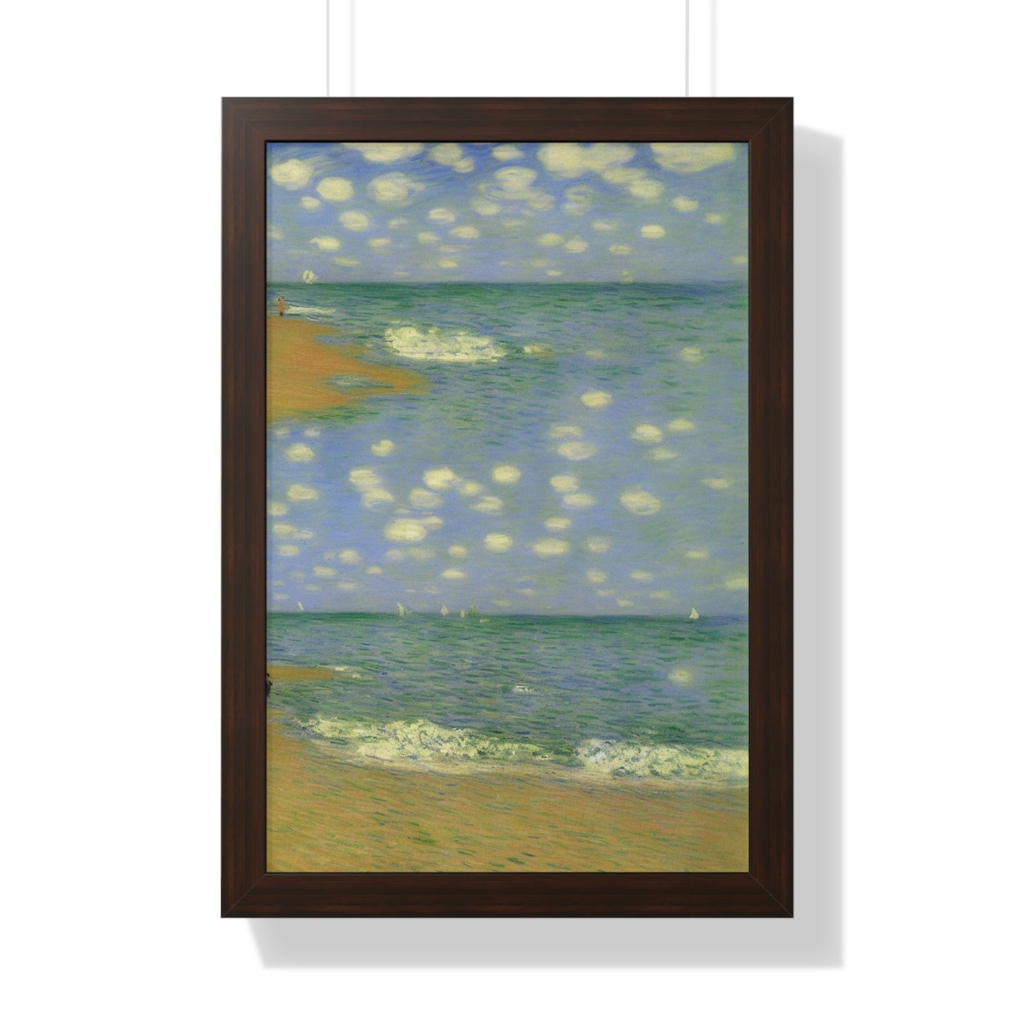 Beach Landscape Claude Monet Style