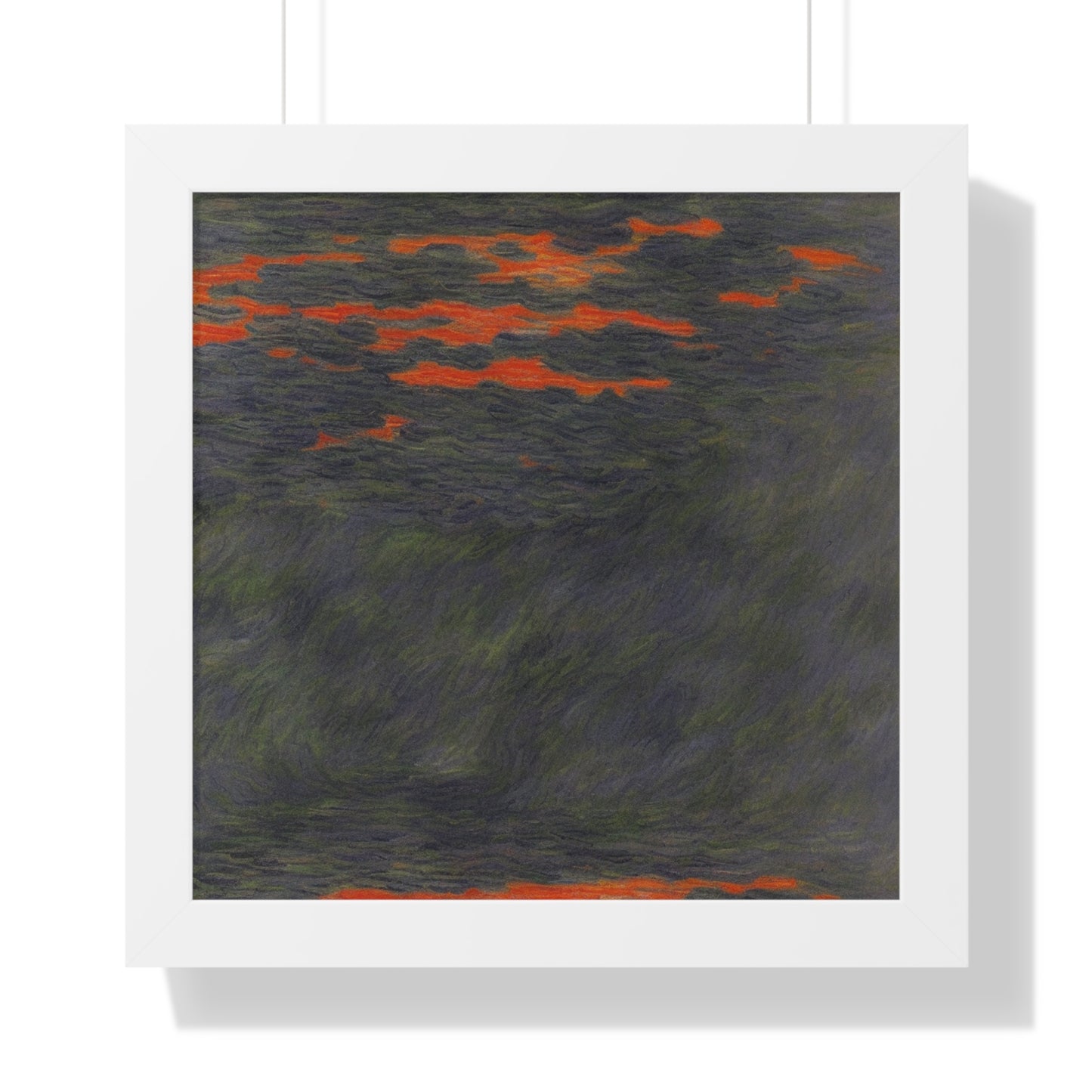 Lava Landscape Claude Monet Style