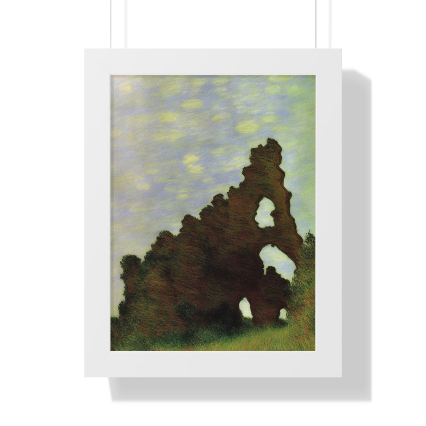 Wind-Eroded Arch Landscape Claude Monet Style