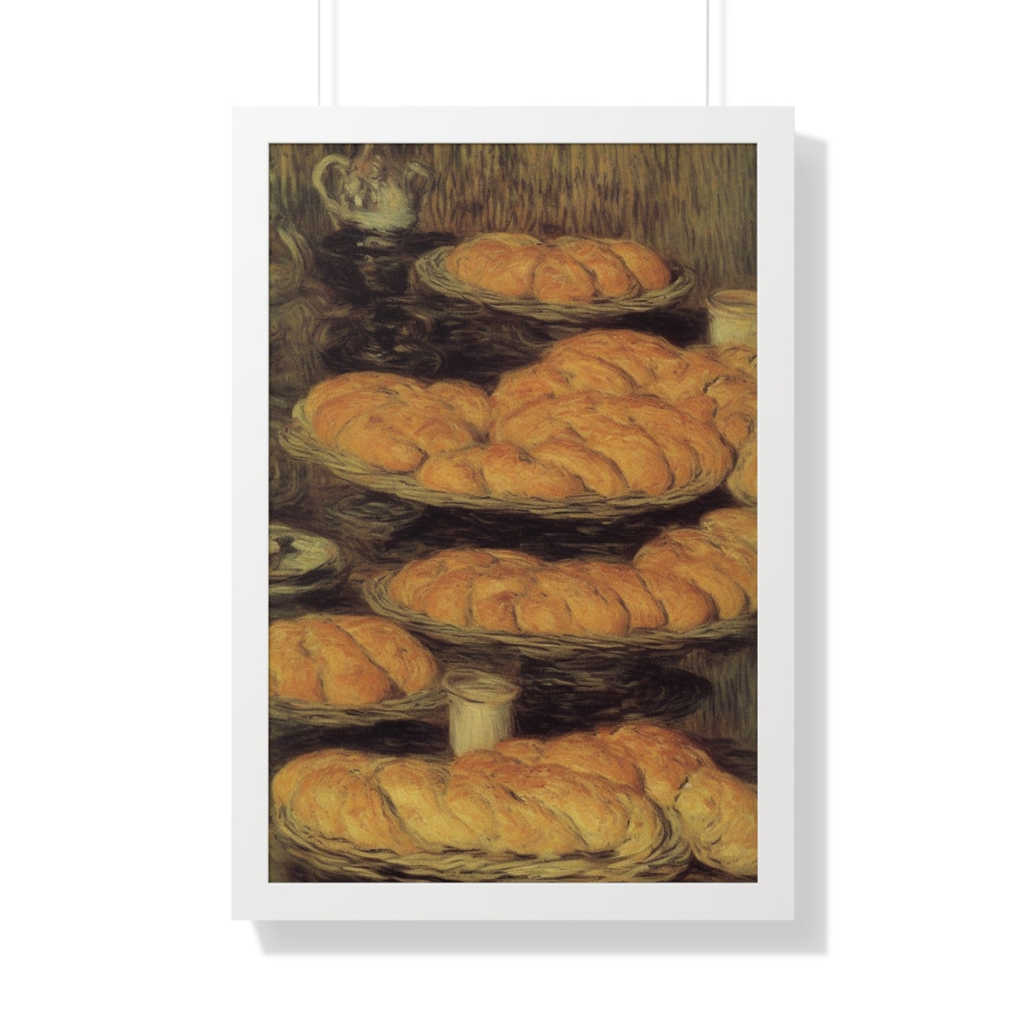 Bread Scene Claude Monet Style