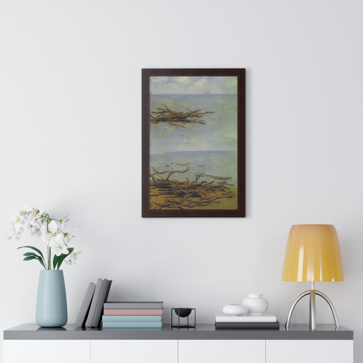 Driftwood Landscape Claude Monet Style