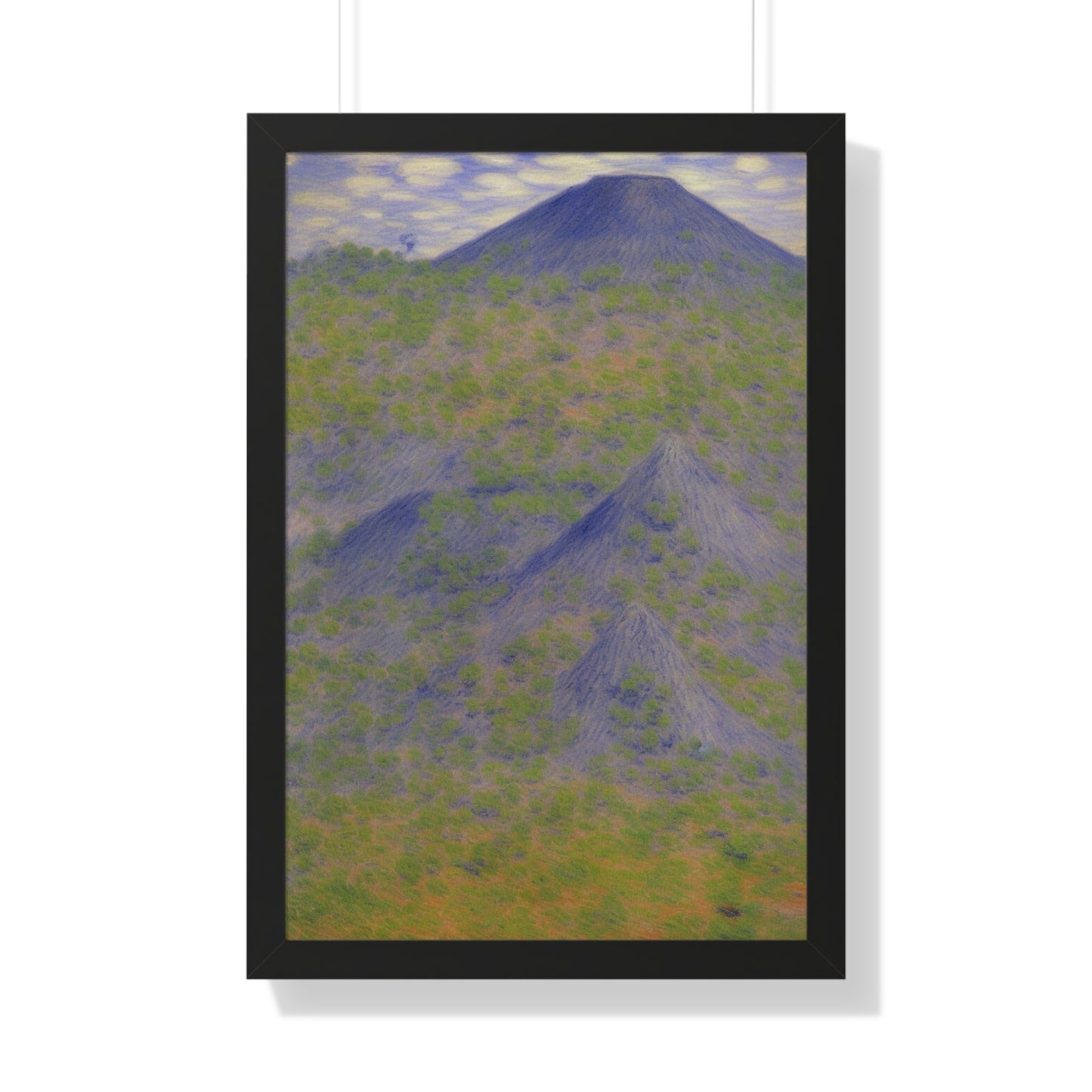 Cinder Cone Landscape Claude Monet Style