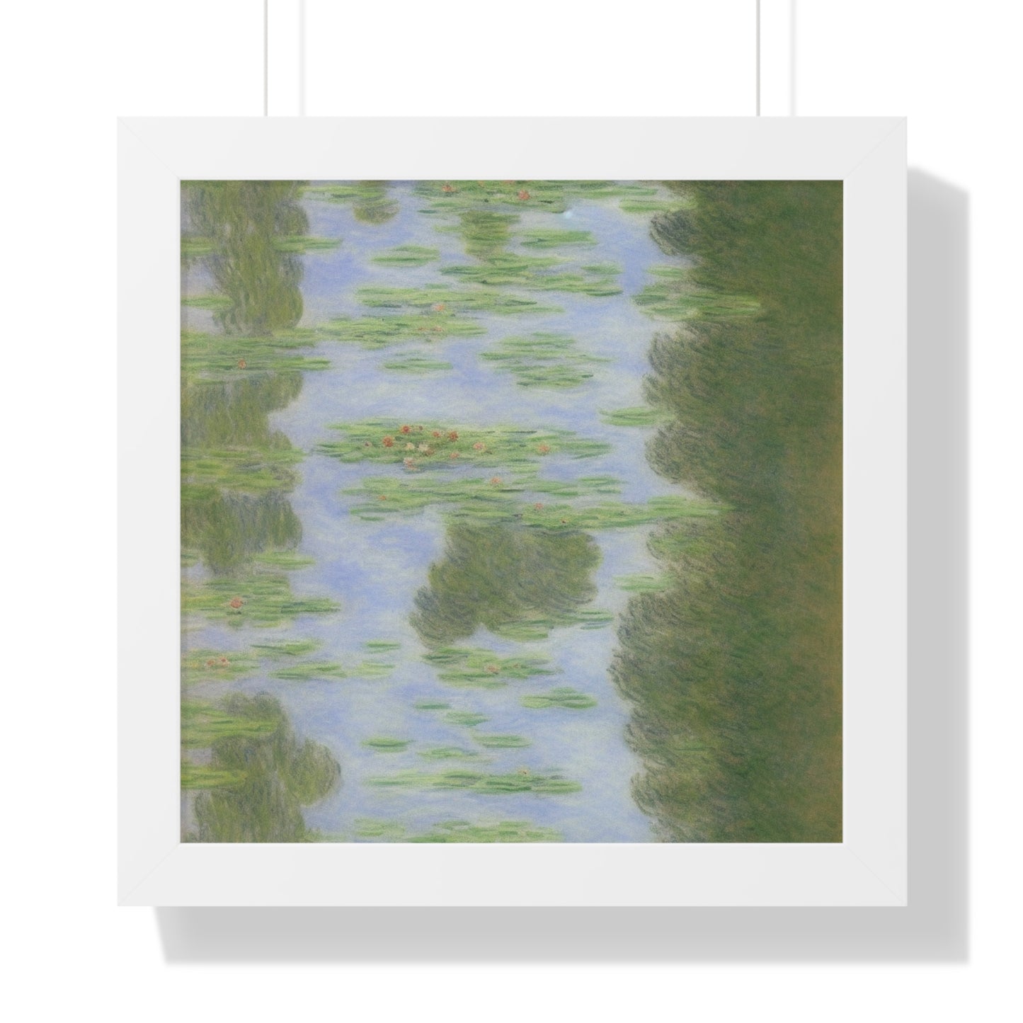 Lake Scene Claude Monet Style