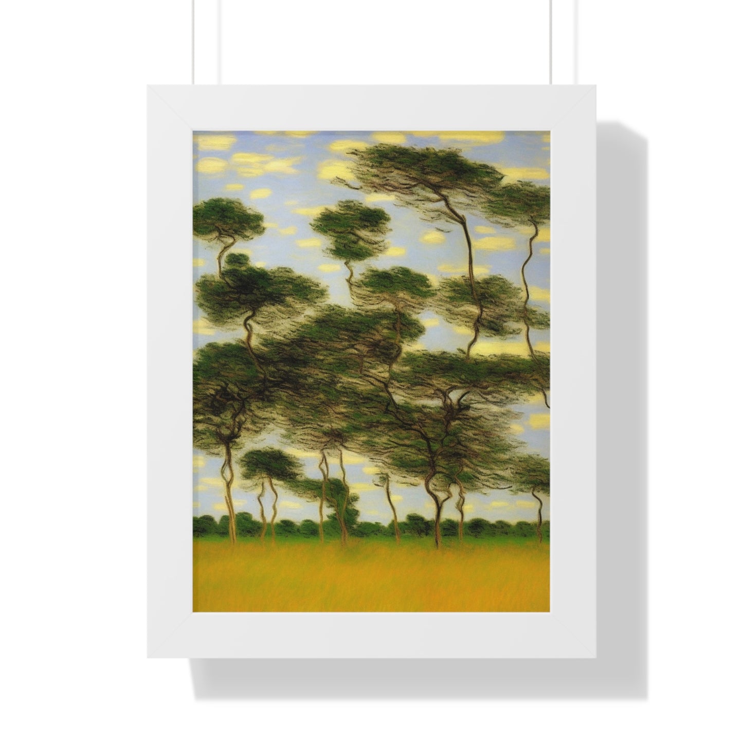 Savanna Plain Landscape Claude Monet Style